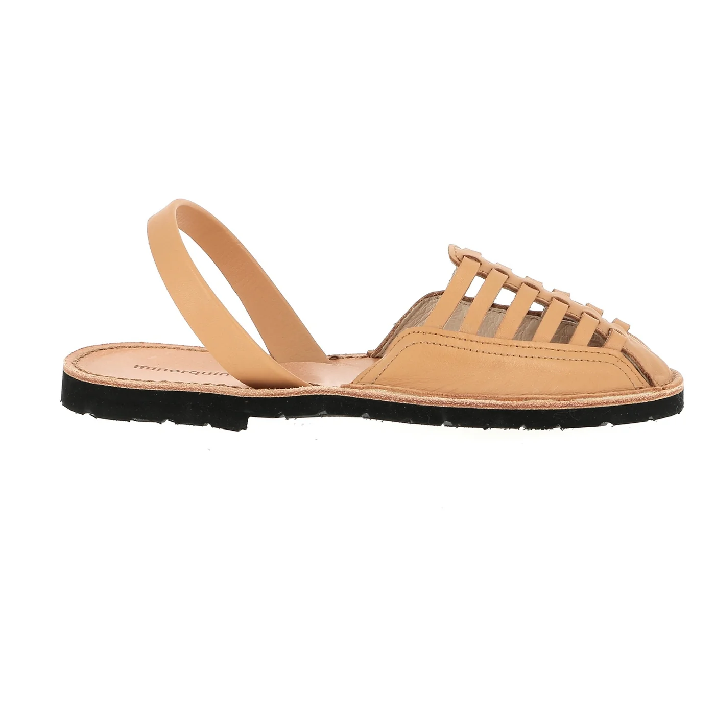 Sandales Avarca Santorin Cuir Camel - Marron - Image 3