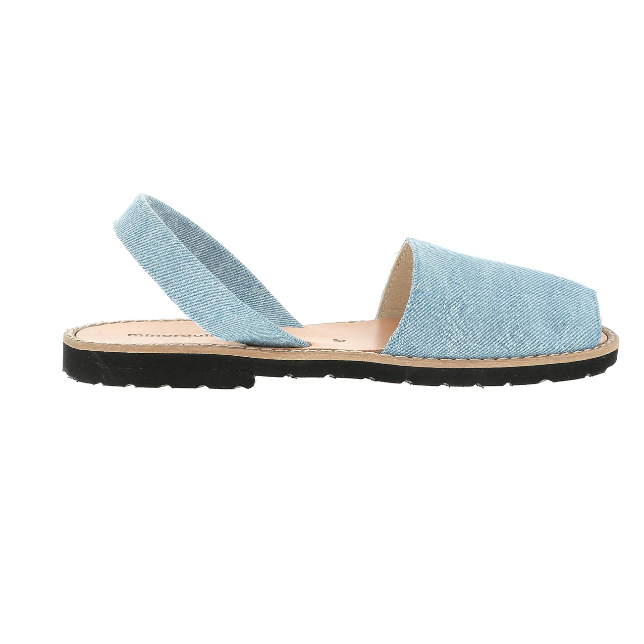 Sandales Avarca Toile Jean - Bleu - Image 3