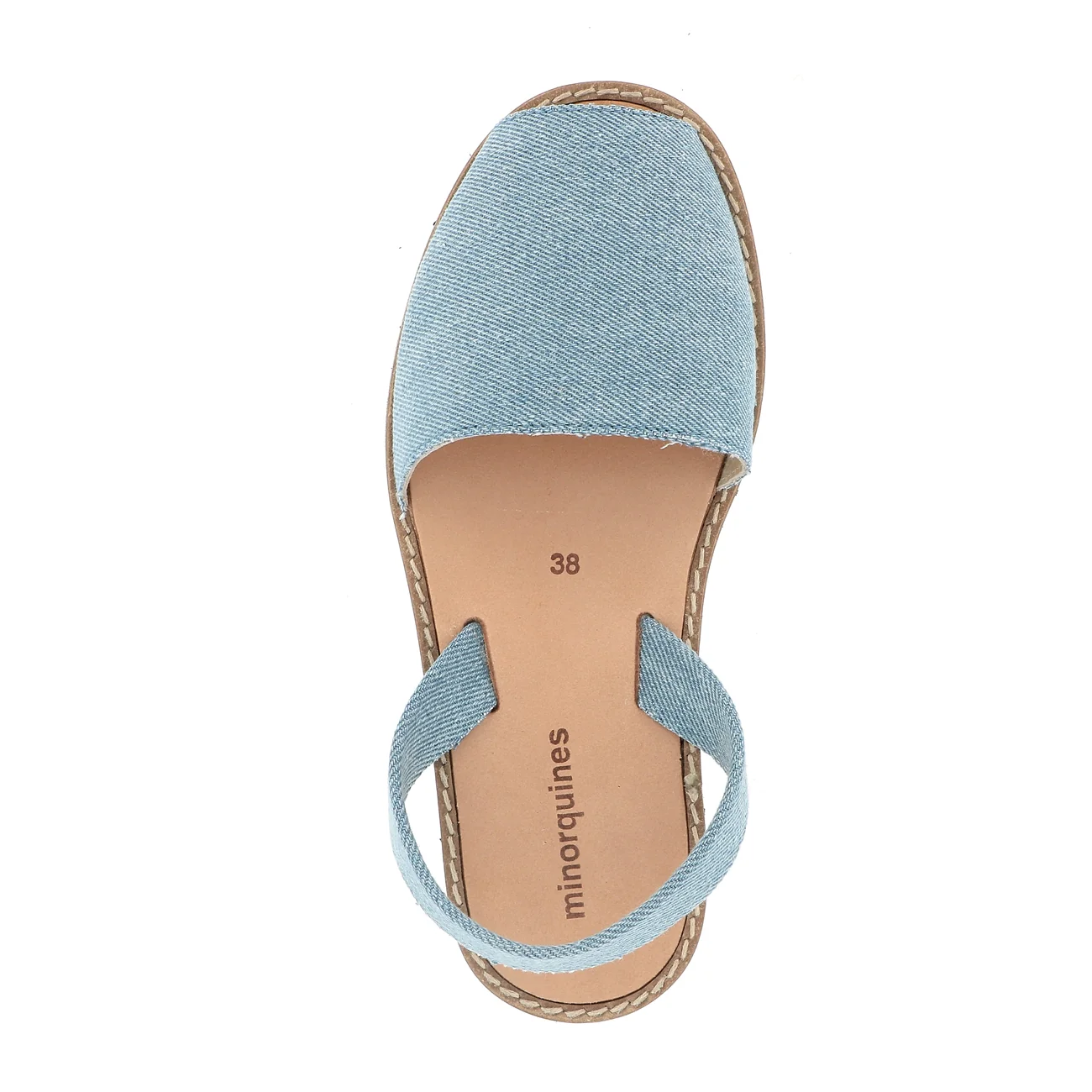 Sandales Avarca Toile Jean - Bleu - Image 4