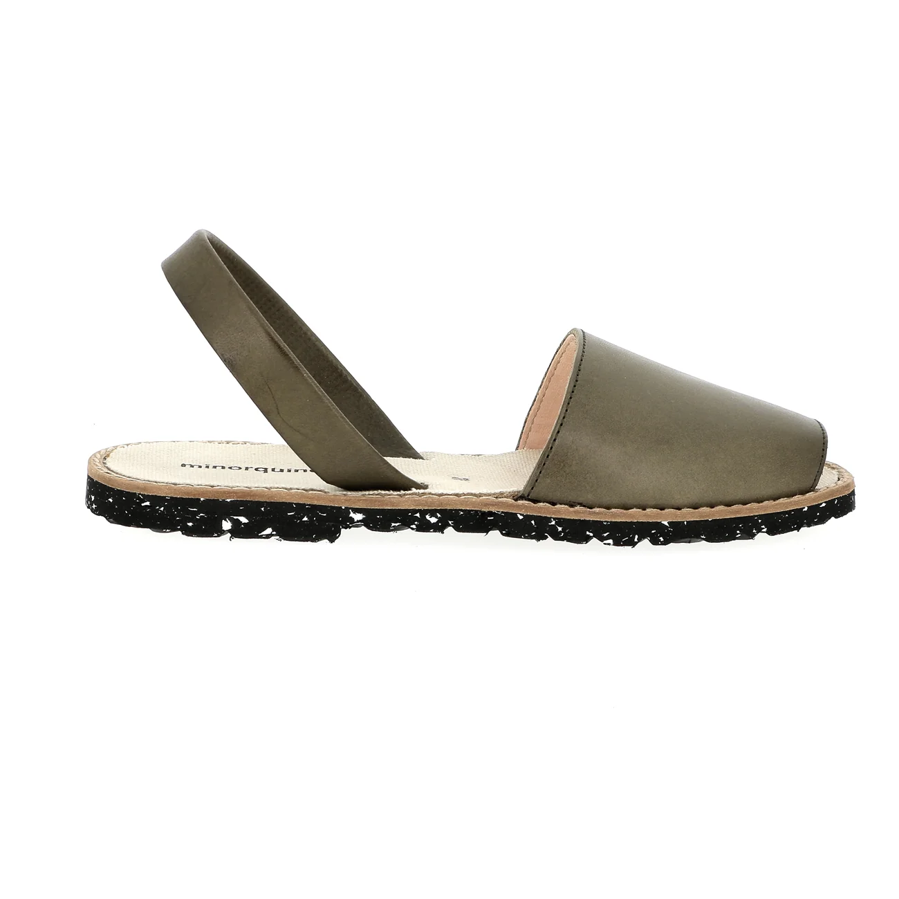 Sandales Avarca Eco Cuir Kaky - Vert - Image 3
