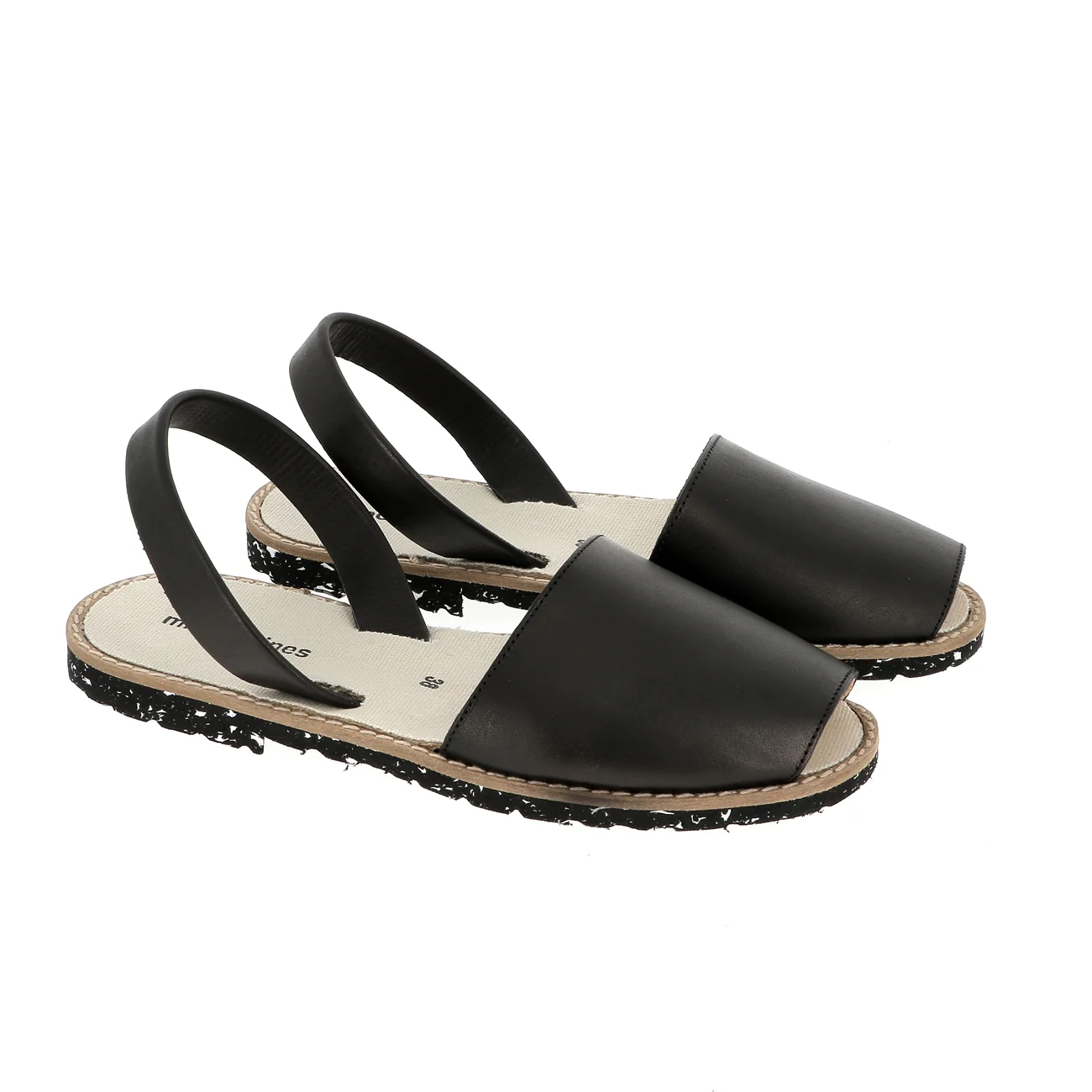 Sandales Avarca Eco Cuir Negro - Noir - Image 2