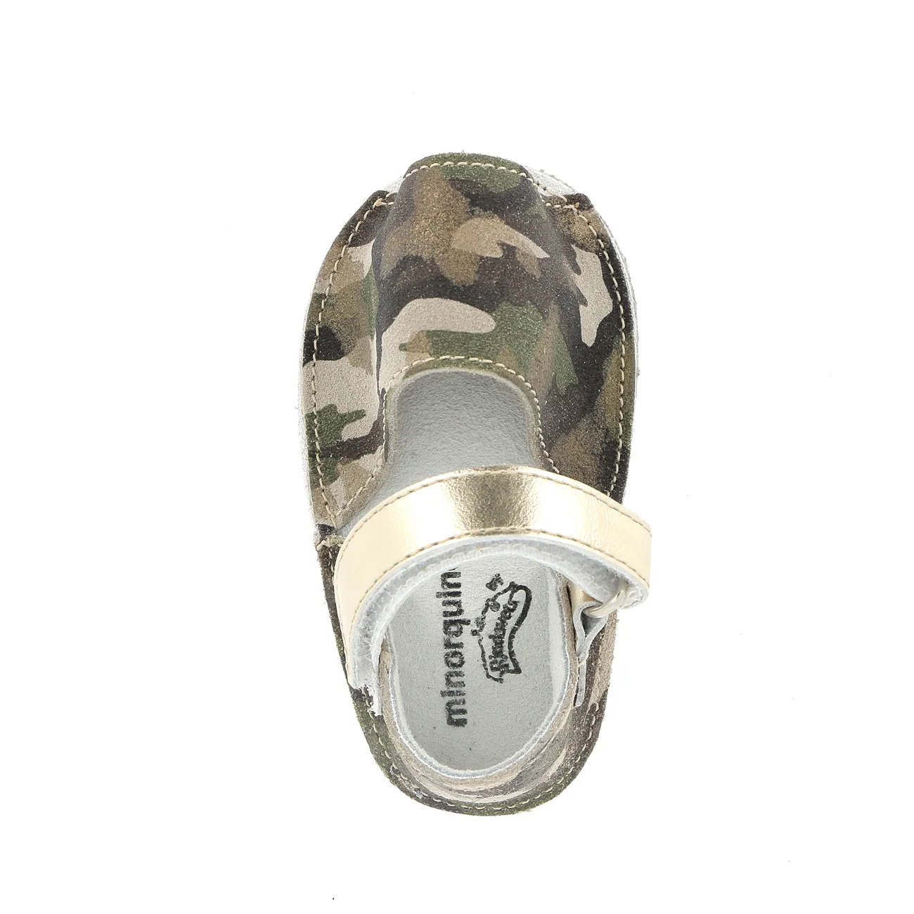 Sandales Frailera Baby Camouflage Doré - Vert - Image 2