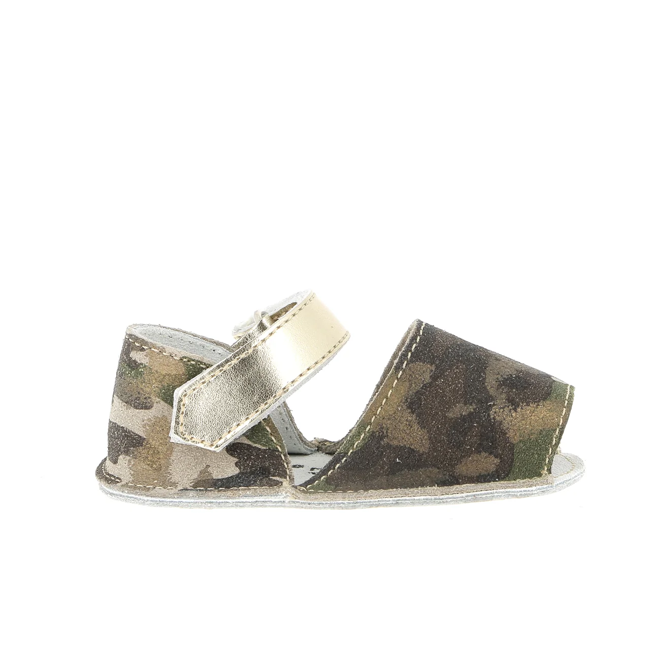 Sandales Frailera Baby Camouflage Doré - Vert - Image 3