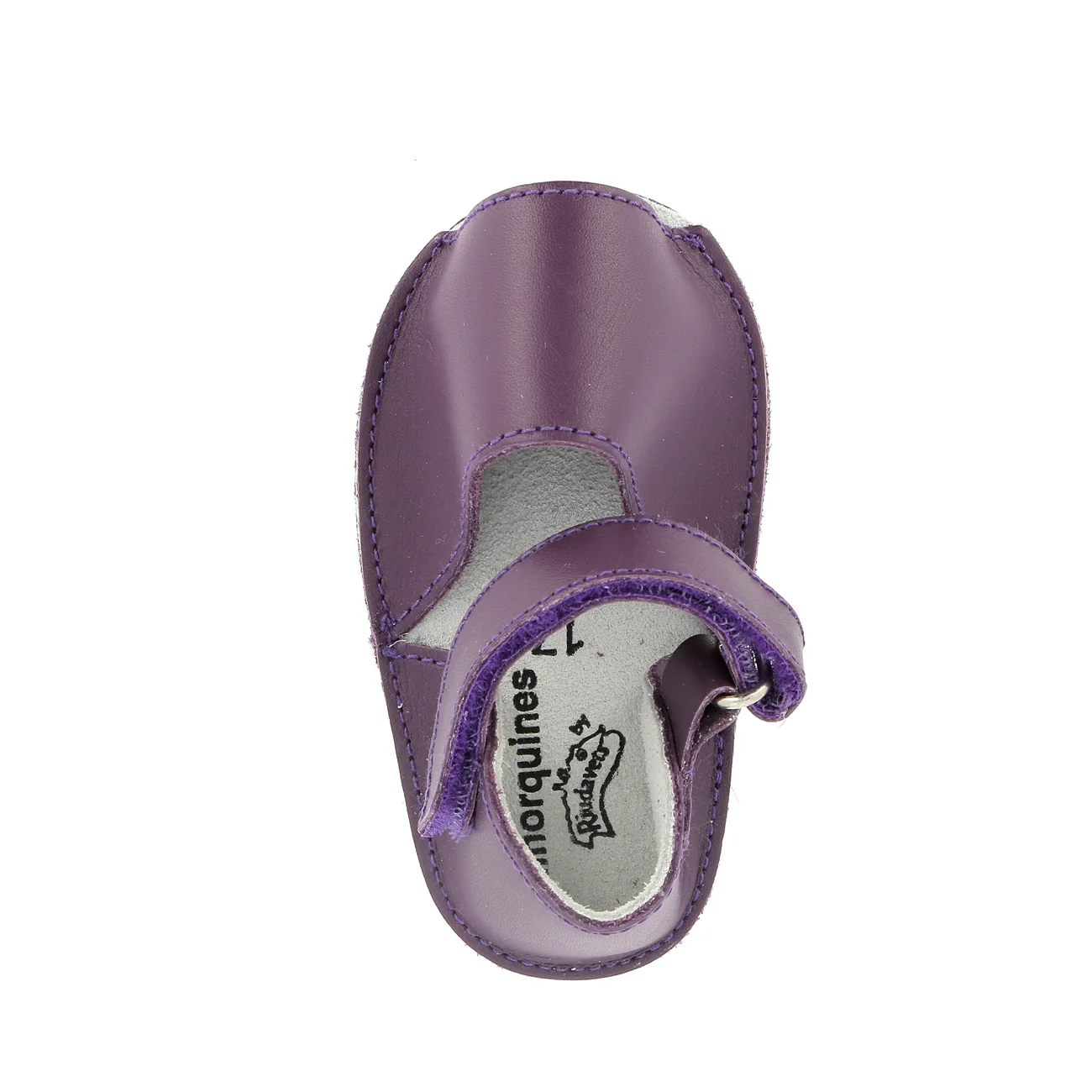 Sandales Frailera Baby Cuir Violet - Violet - Image 2