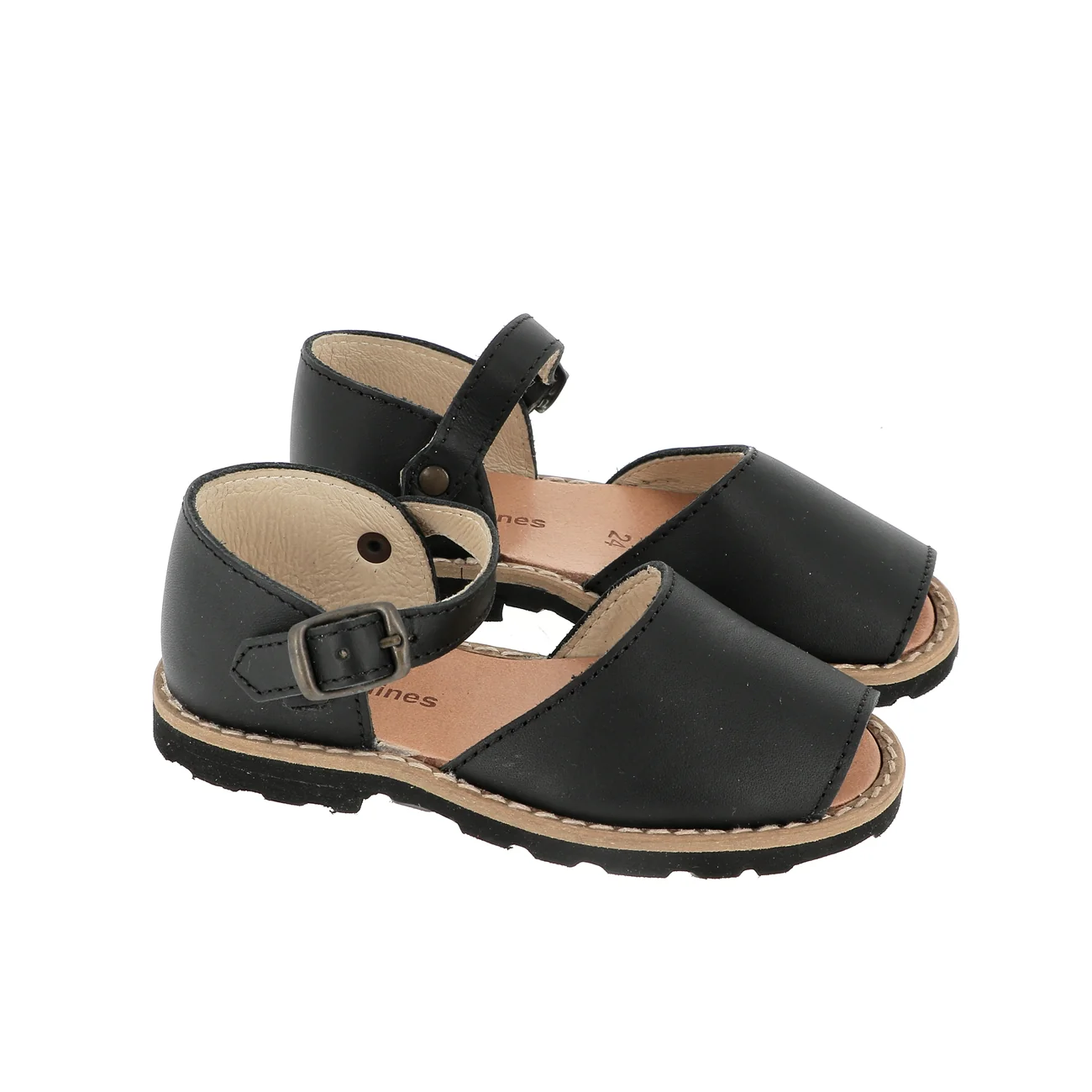 Sandales Frailera Boucle Cuir Negro - Noir - Image 2