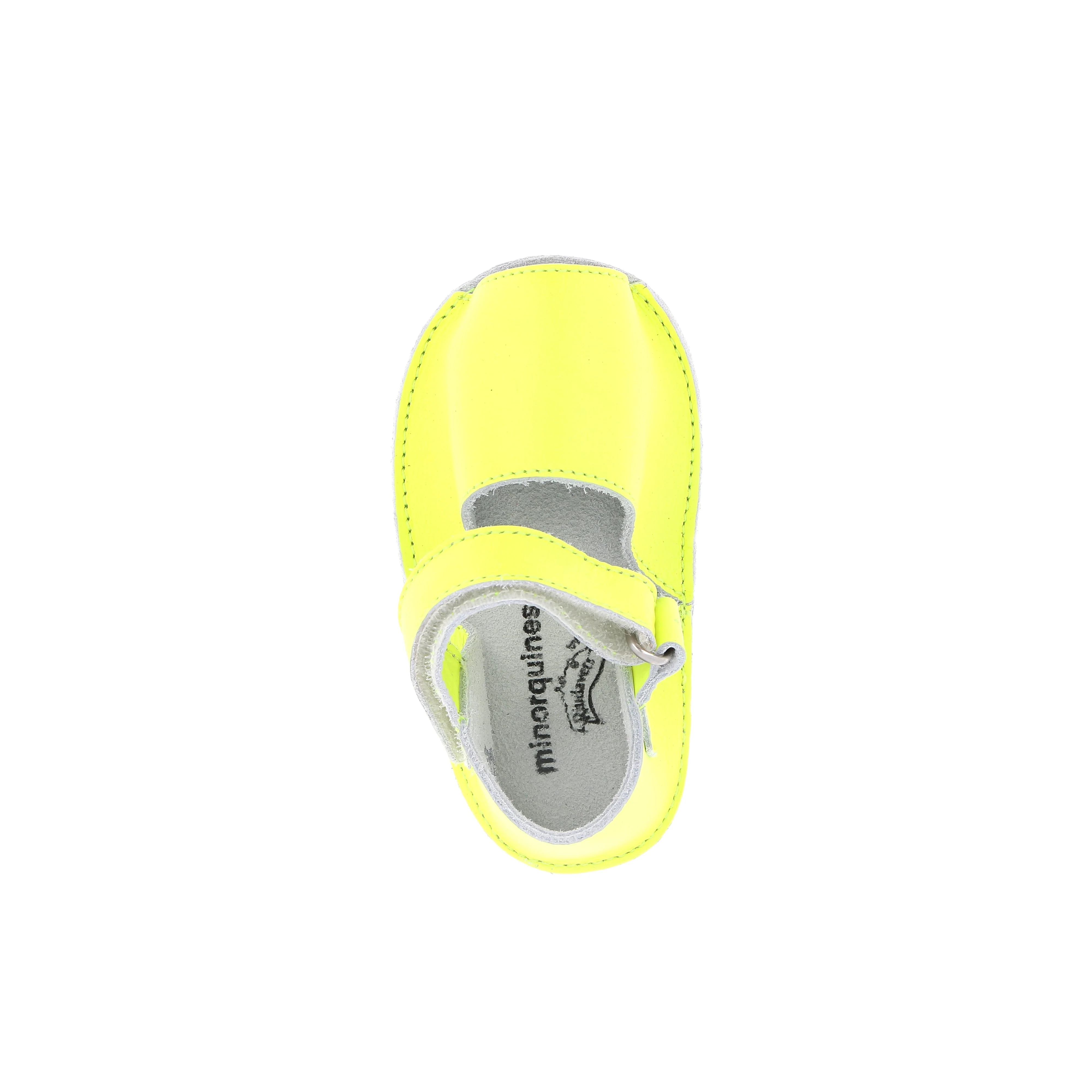 Sandales Frailera Baby Cuir Fluo Amarillo - Jaune - Image 3