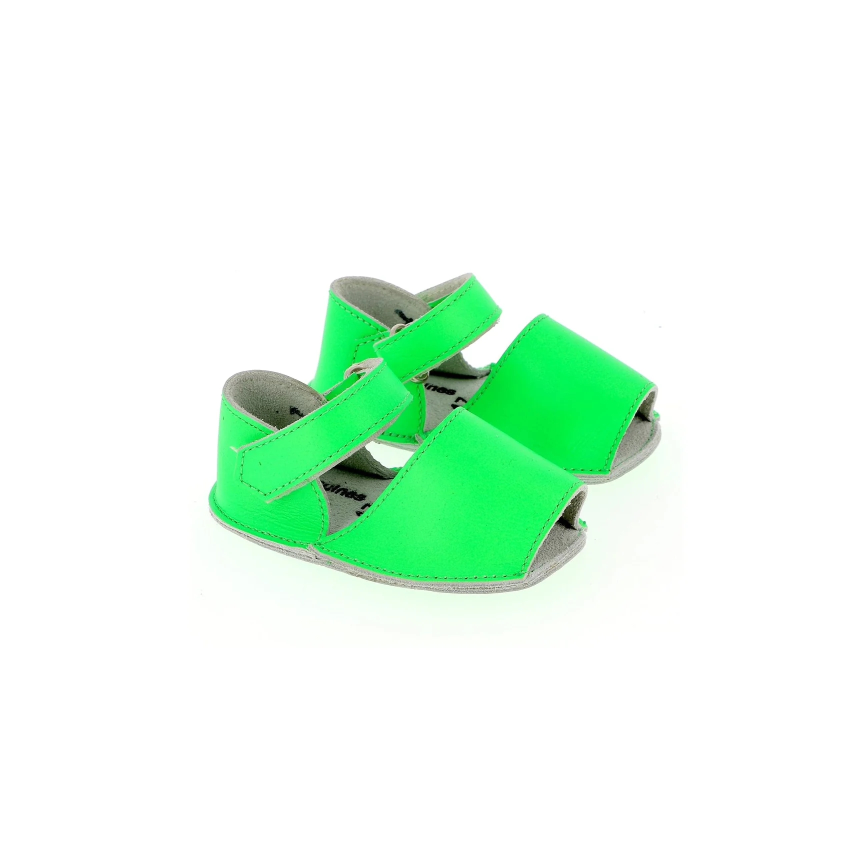 Sandales Frailera Baby Cuir Fluo Verde - Vert - Image 2