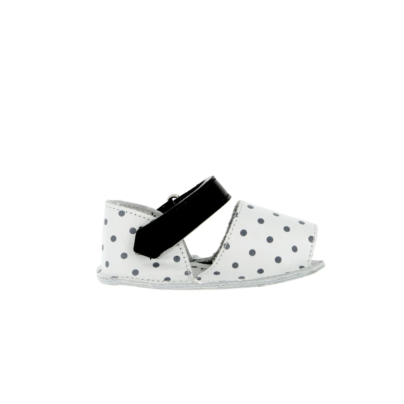 Sandales Frailera Baby Pois Noirs - Noir