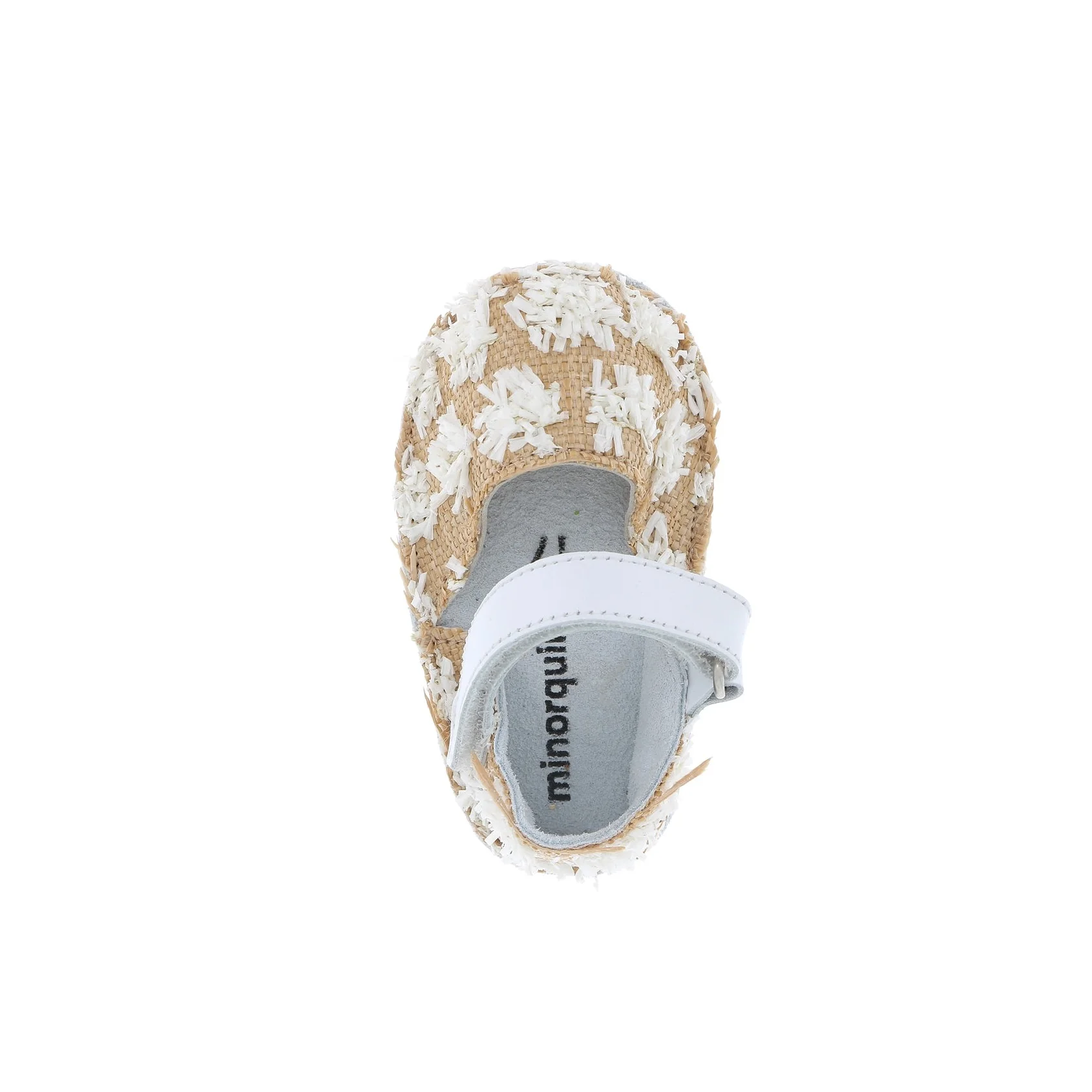 Sandales Frailera Baby Toile Talamenca Blanco - Beige - Image 3