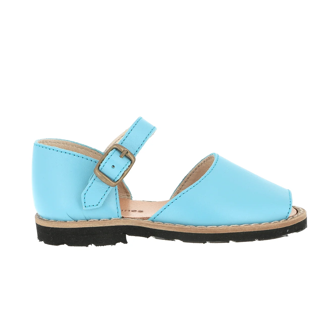 Sandales Frailera Boucle Cuir Aqua - Bleu - Image 2