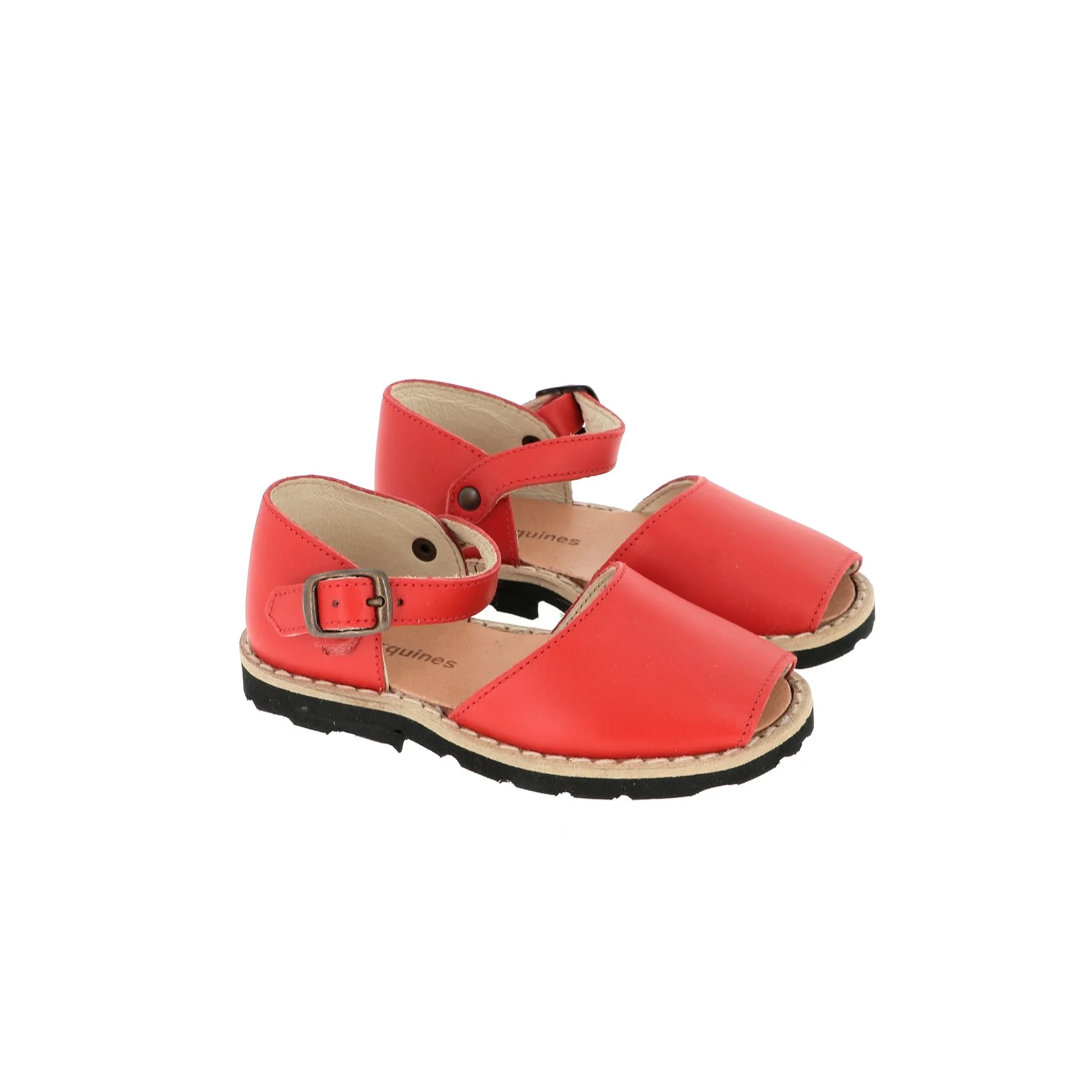 Sandales Frailera Boucle Cuir Pomodoro - Rouge - Image 2