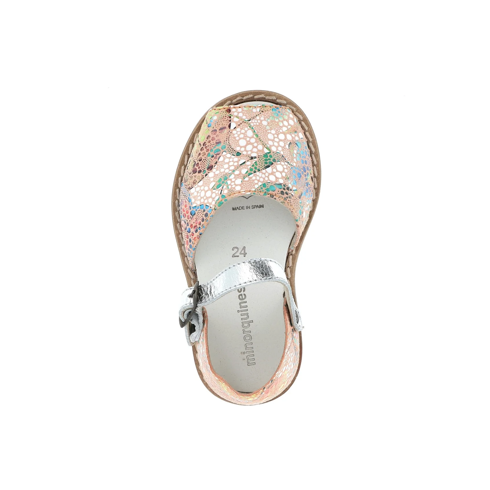 Sandales Frailera Boucle Mosaique Corail Fiesta Blanca - Rose - Image 3