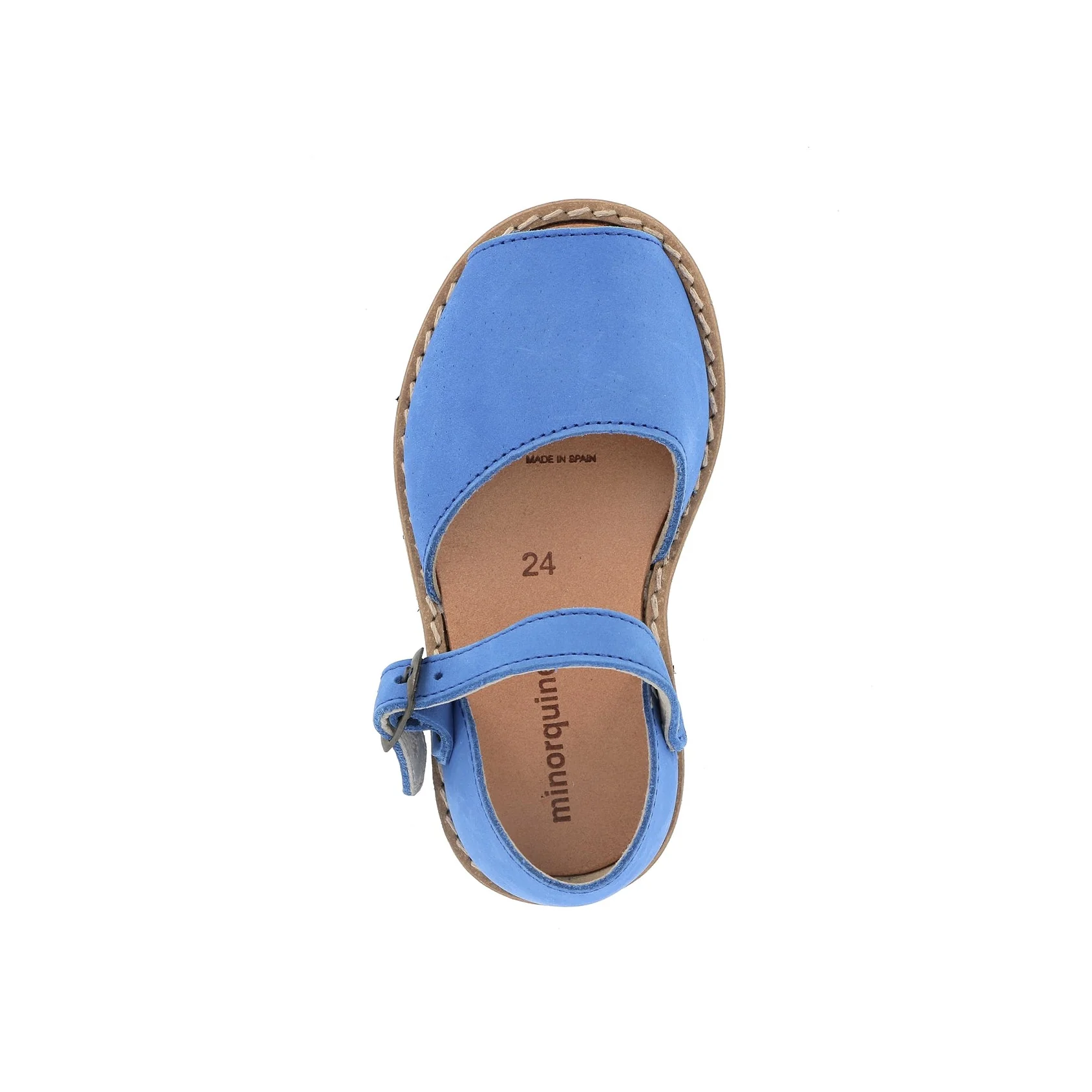 Sandales Frailera Boucle Nubuck Bleu Océan - Bleu - Image 3