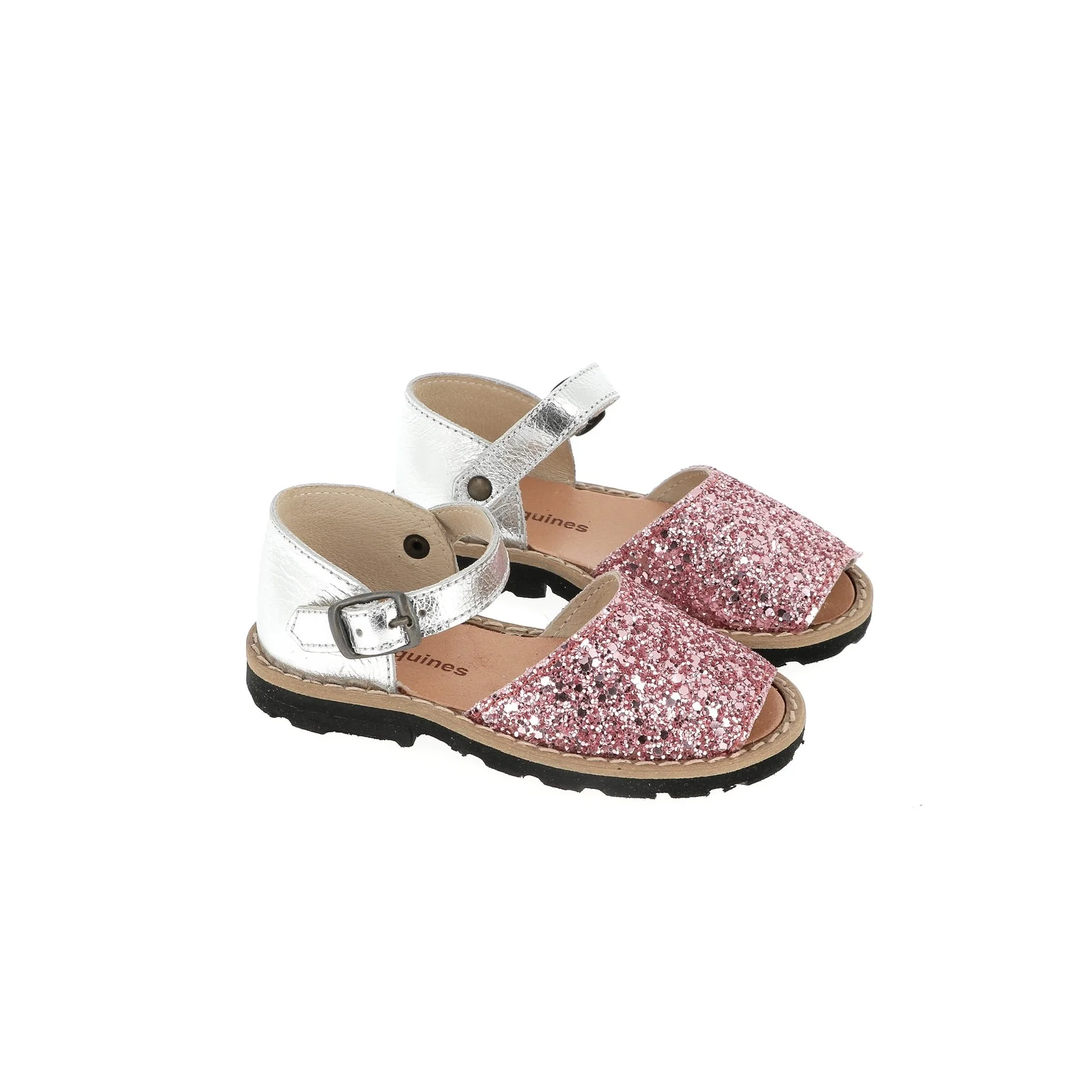 Sandales Frailera Boucle Paillettes Roses - Rose - Image 3