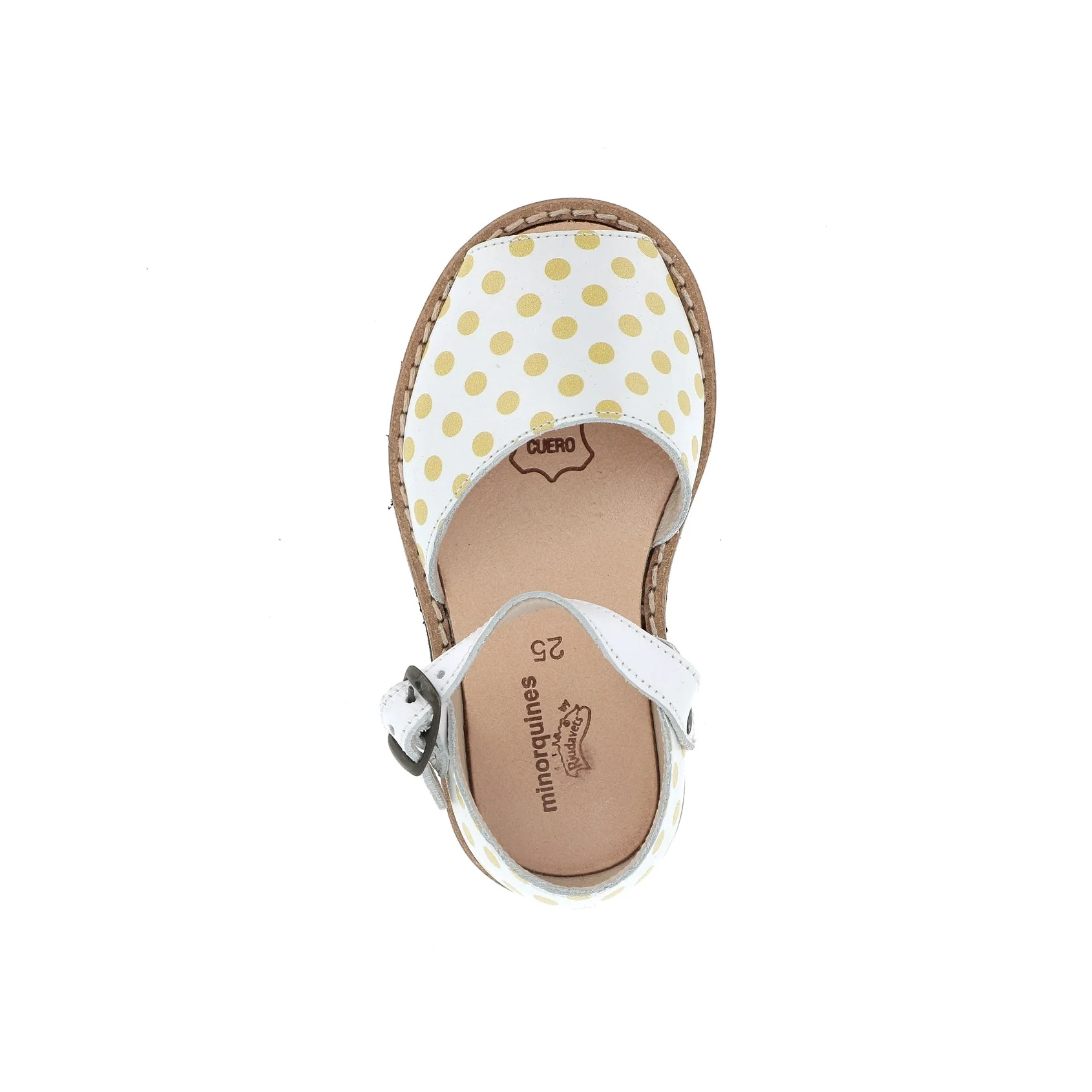 Sandales Frailera Boucle Pois Jaunes - Jaune - Image 3