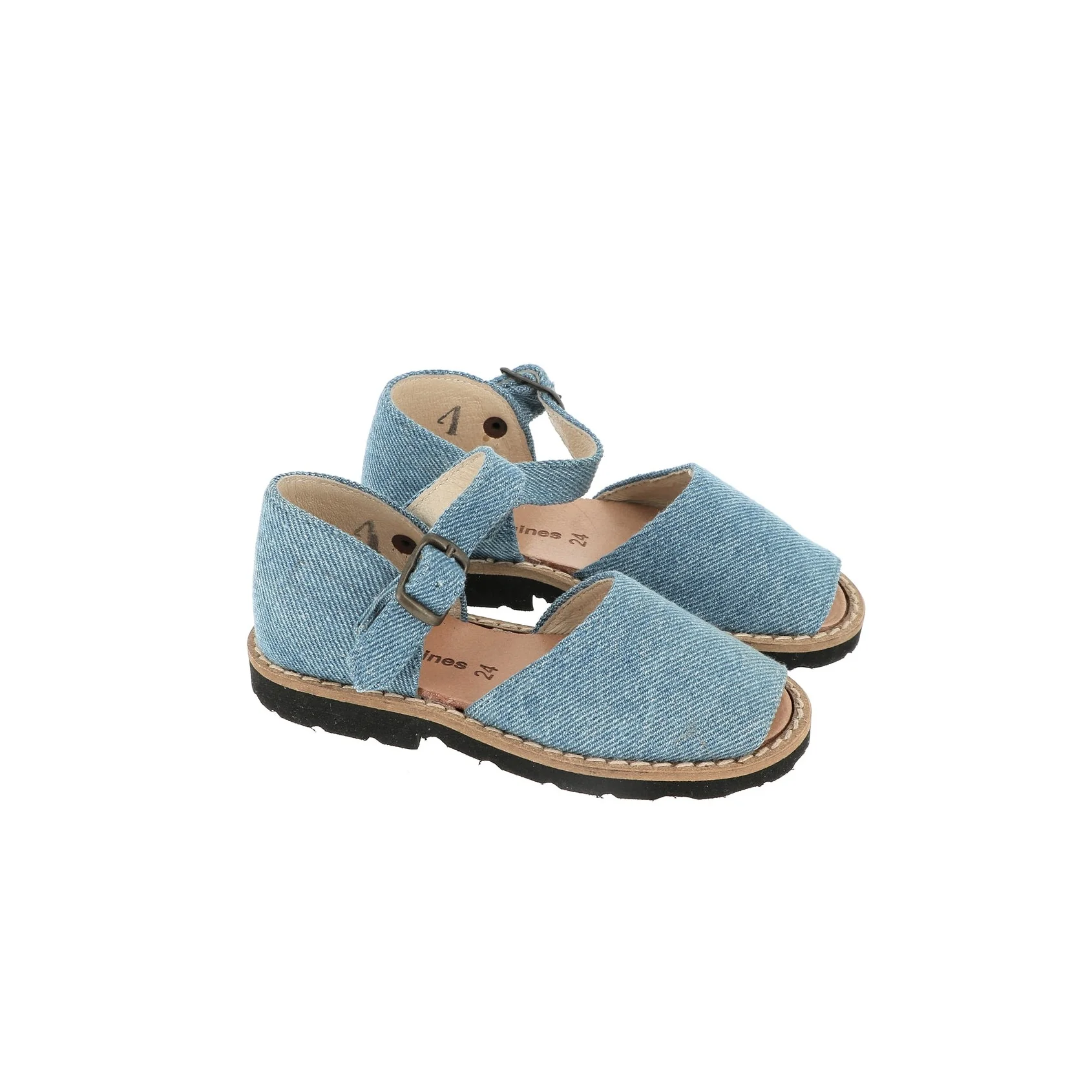 Sandales Frailera Boucle Toile Jean - Bleu - Image 2