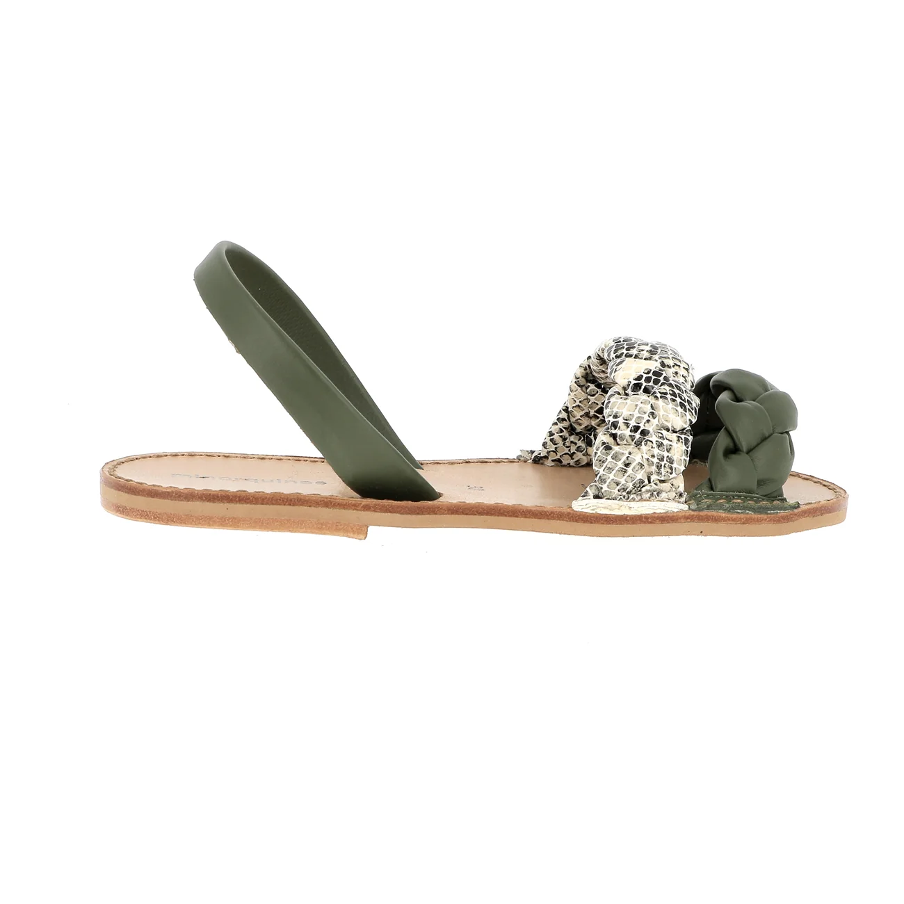 Sandales Avarca Neo Cabrera Army/Reptile Sable - Vert - Image 3
