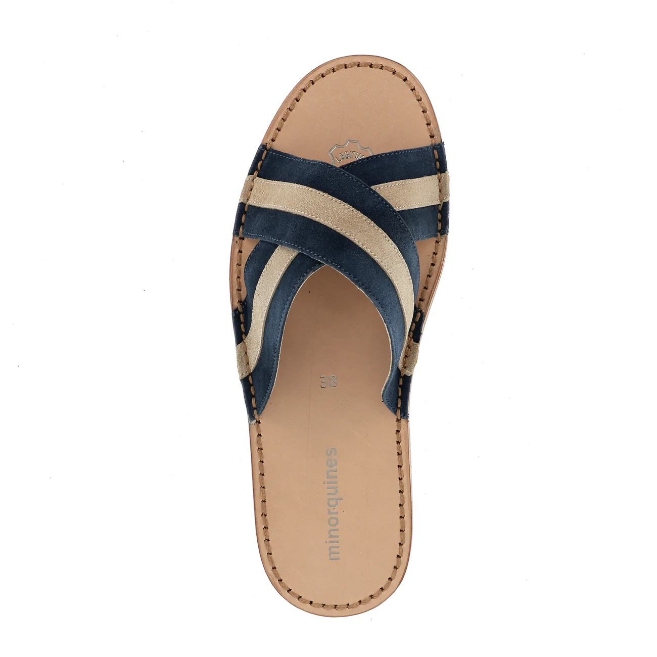 Sandales Avarca Neo Mule Cap Velours Nuit - Bleu - Image 2