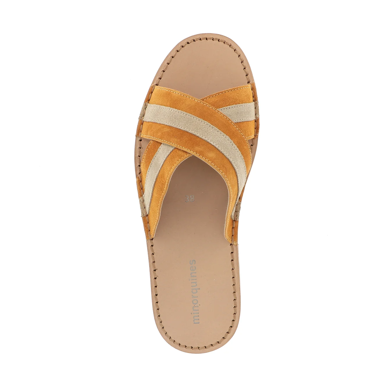 Sandales Avarca Neo Mule Cap Velours Safran - Jaune - Image 3