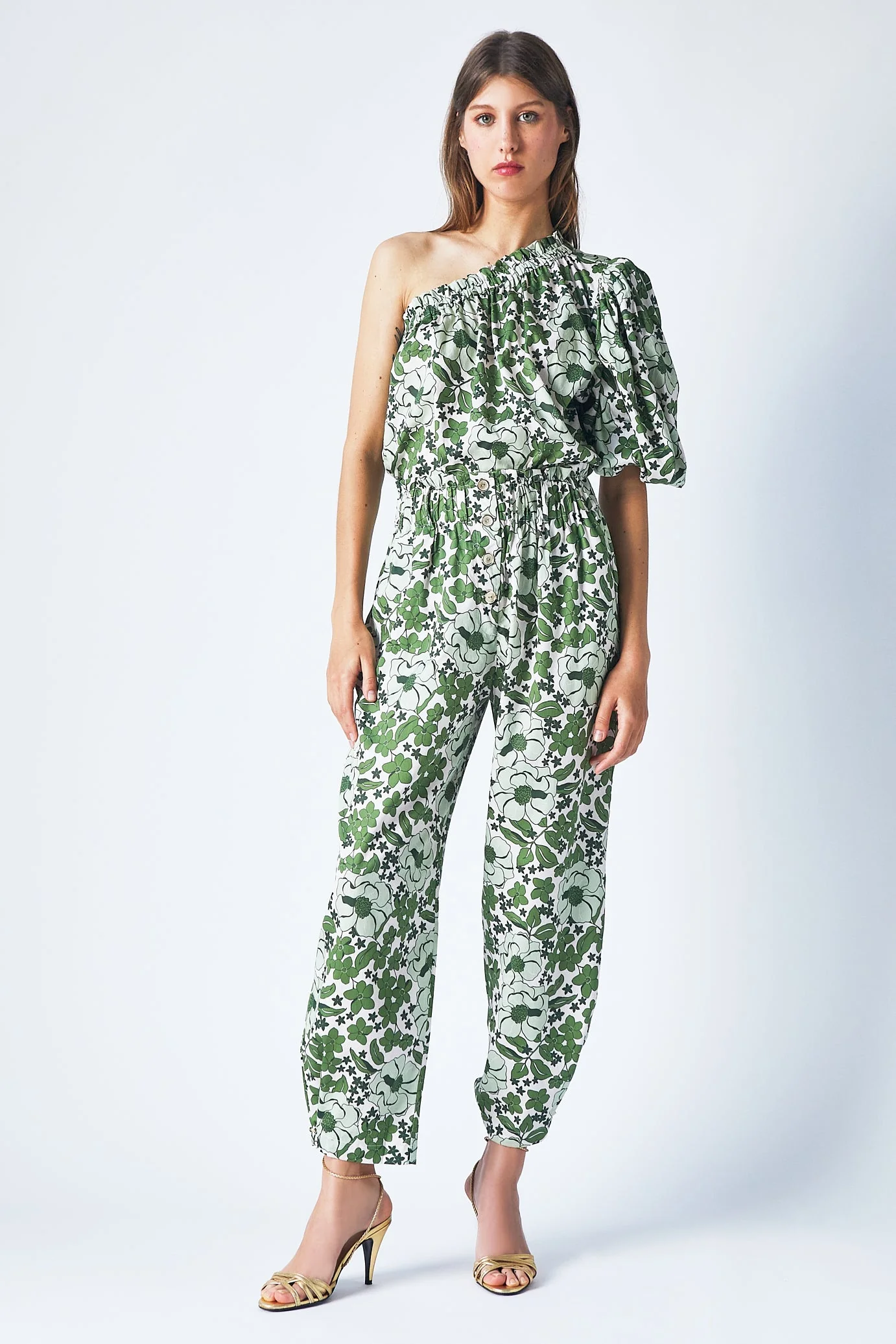 Top Mona - Green Bloom - Femme - Image 2