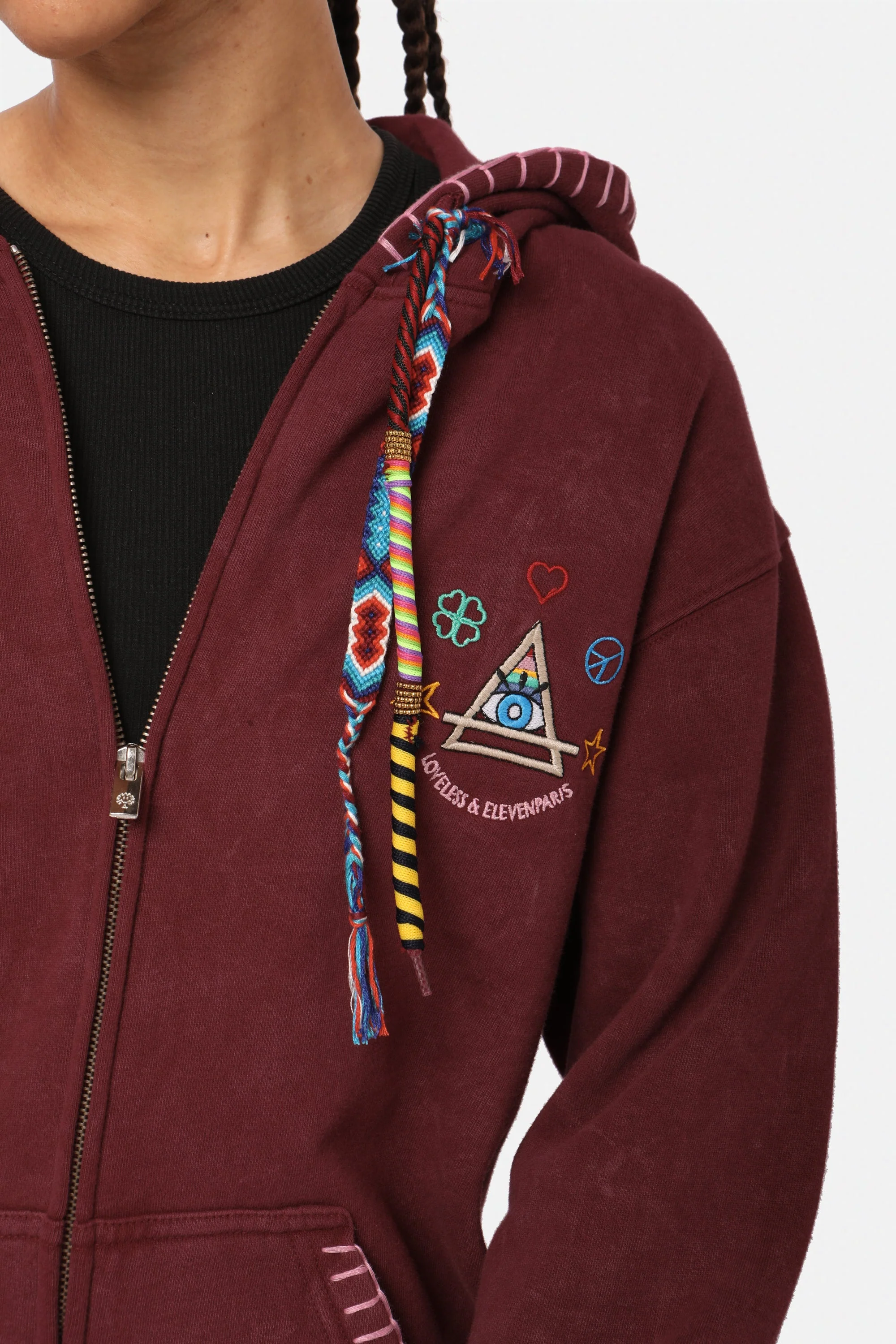 Sweat Moon - Burgundy - Image 4