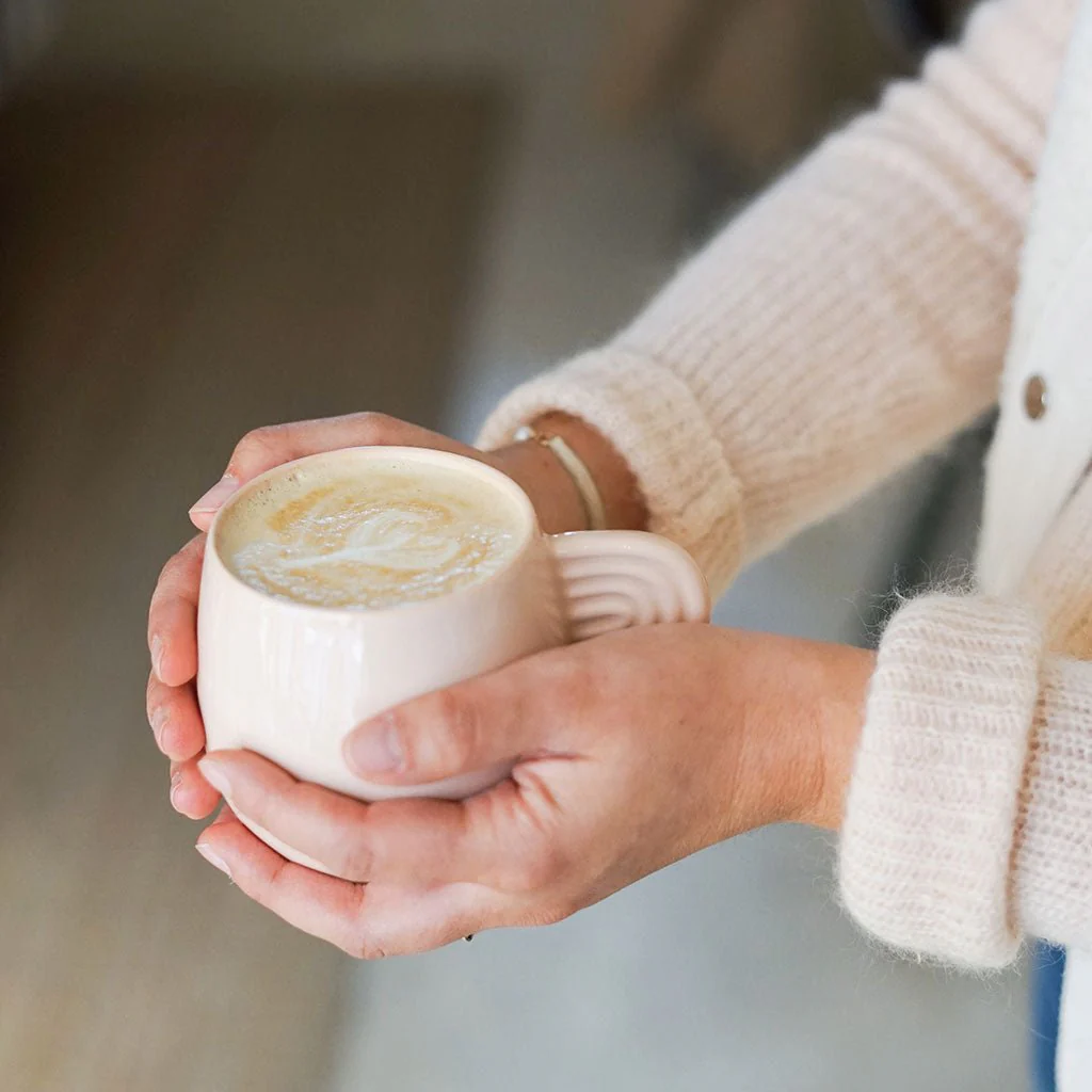 Lot de 2 Mugs En Céramique Ambre - Poudré - Image 2