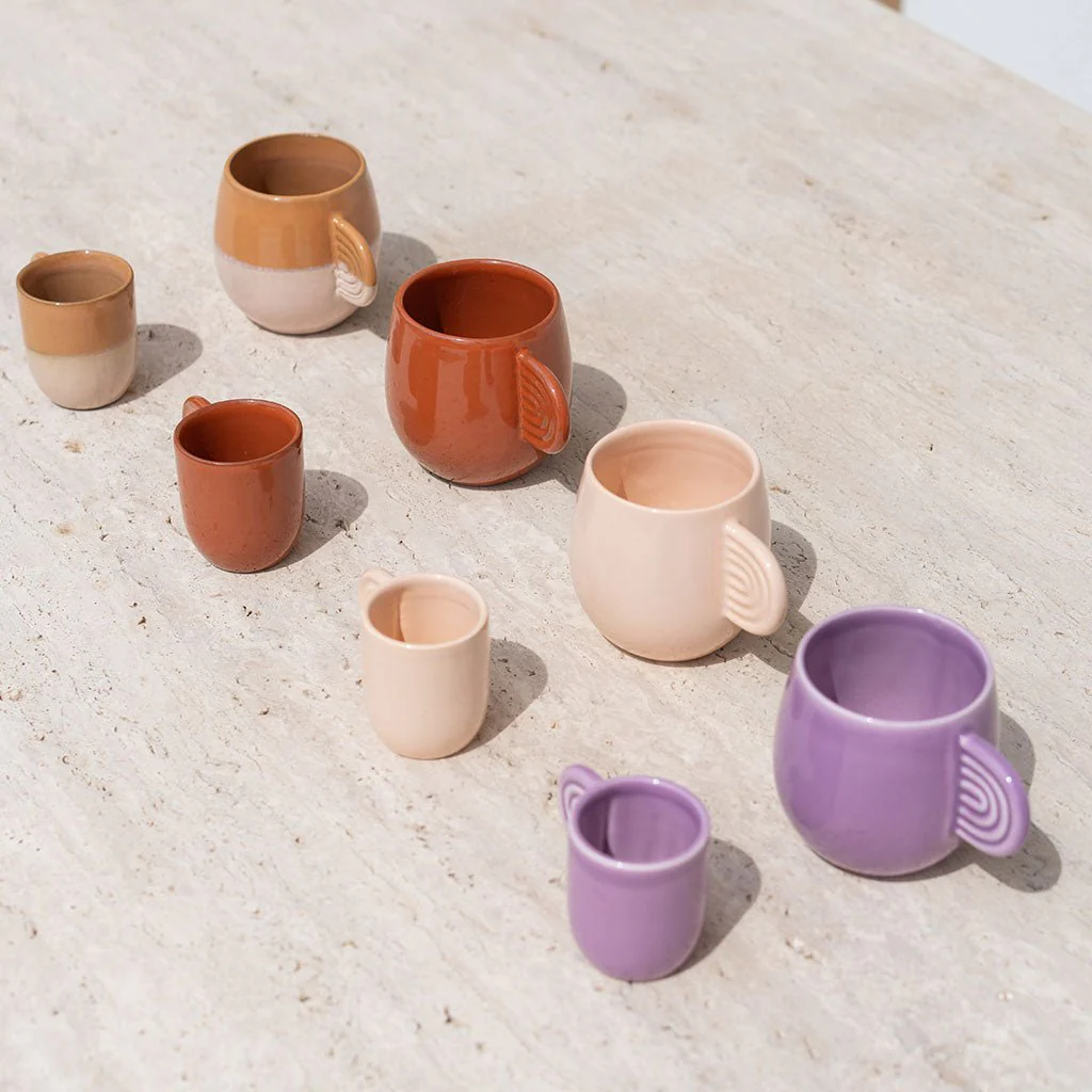 Lot de 2 Mugs En Céramique Ambre - Poudré - Image 8