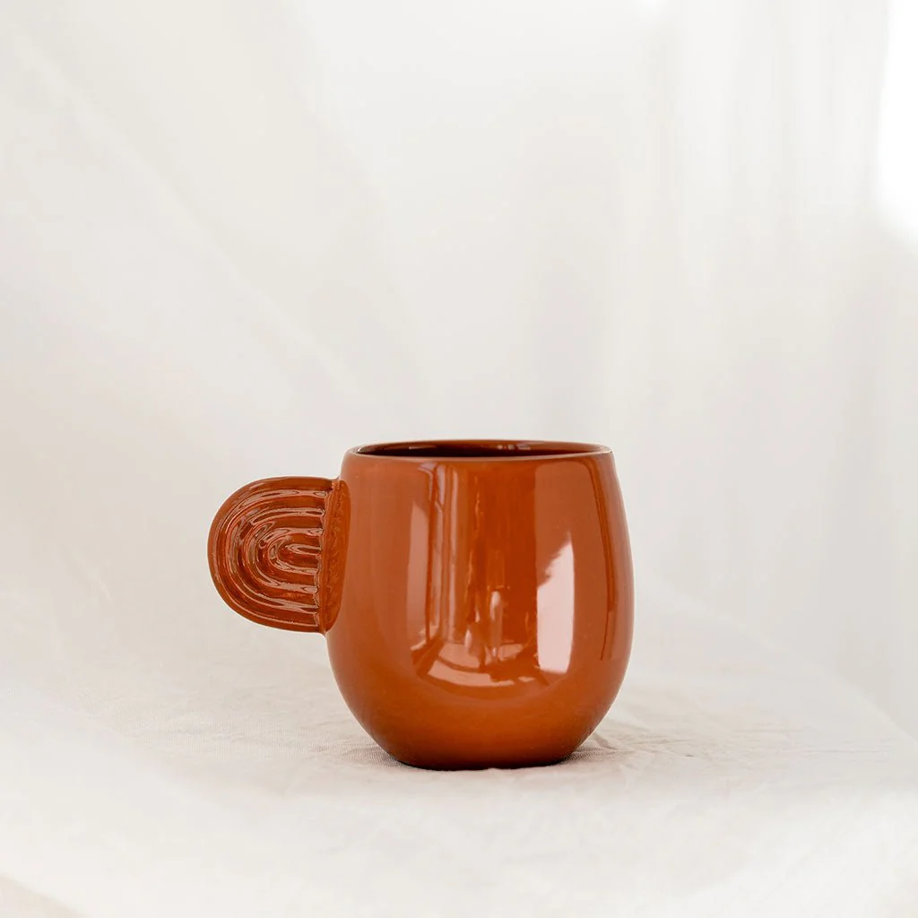 Lot de 2 Mugs En Céramique Ambre - Terracotta - Image 3