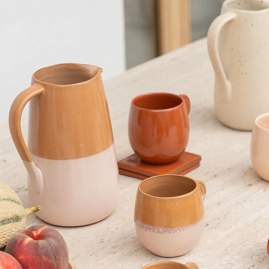 Lot de 2 Mugs En Céramique Ambre - Terracotta - Image 5