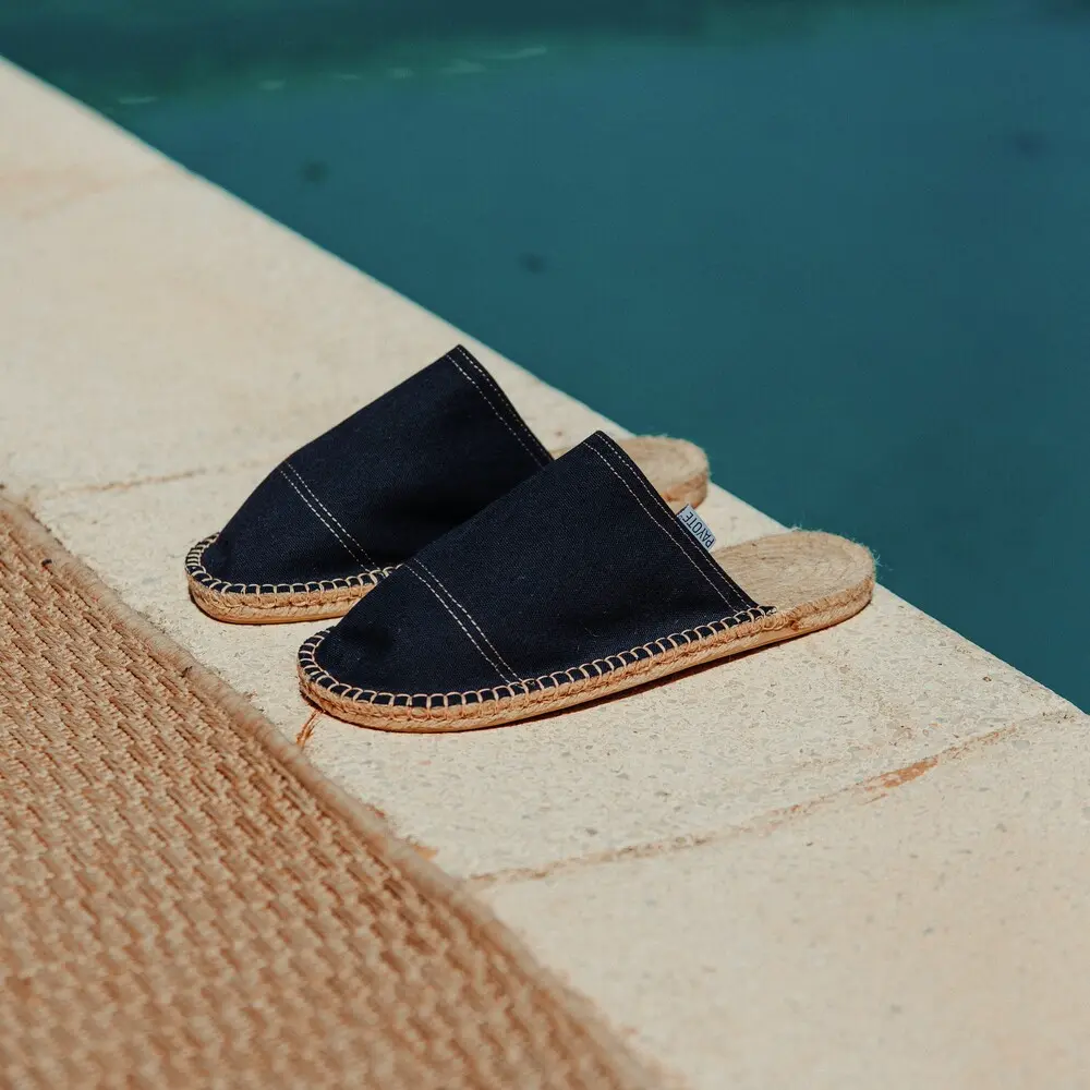 Mule Espadrille Bleu Marine - Image 2
