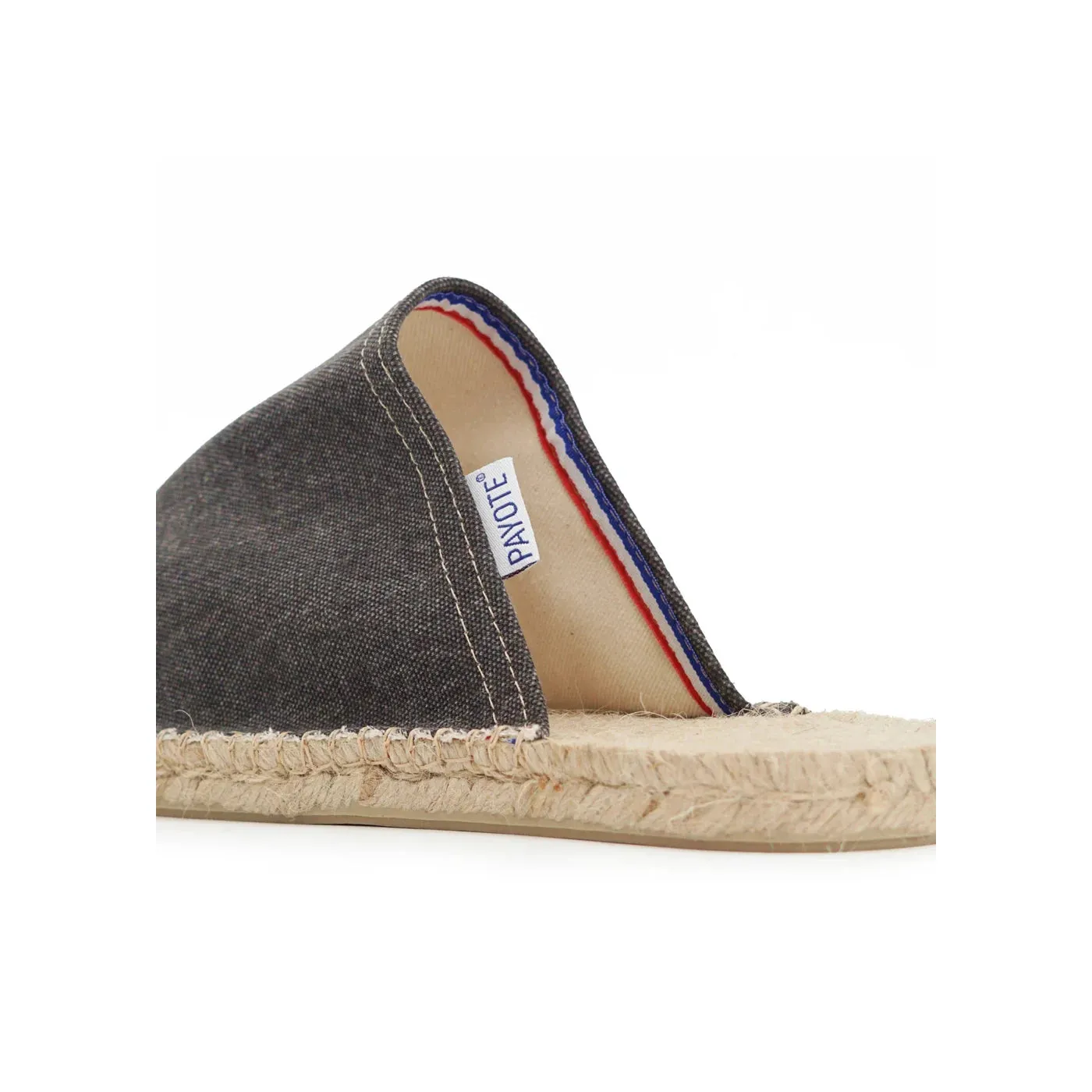 Mule Espadrille Noir Délavé - Image 3