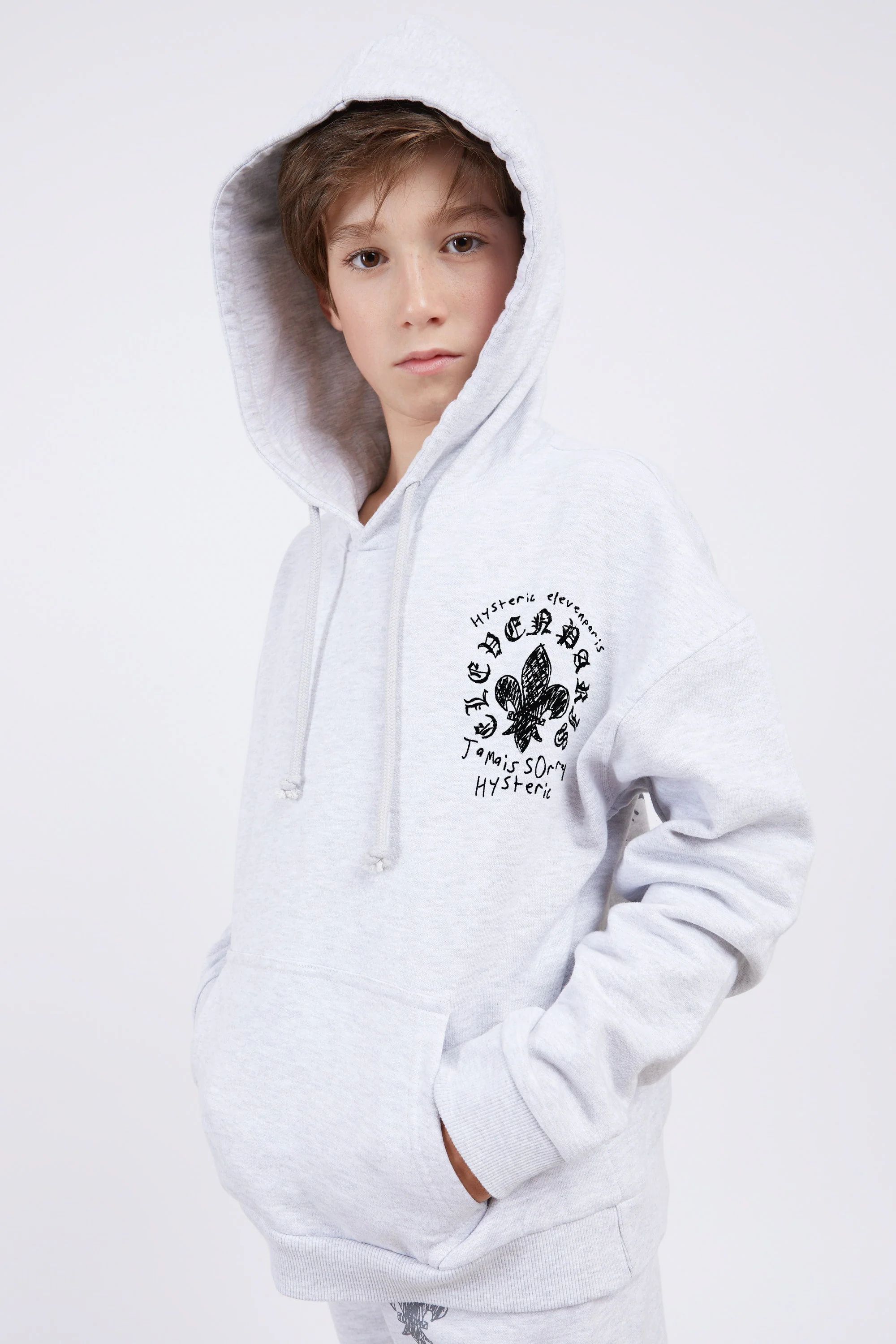 Sweat Mykonos K - Light Grey Melanged - Image 2