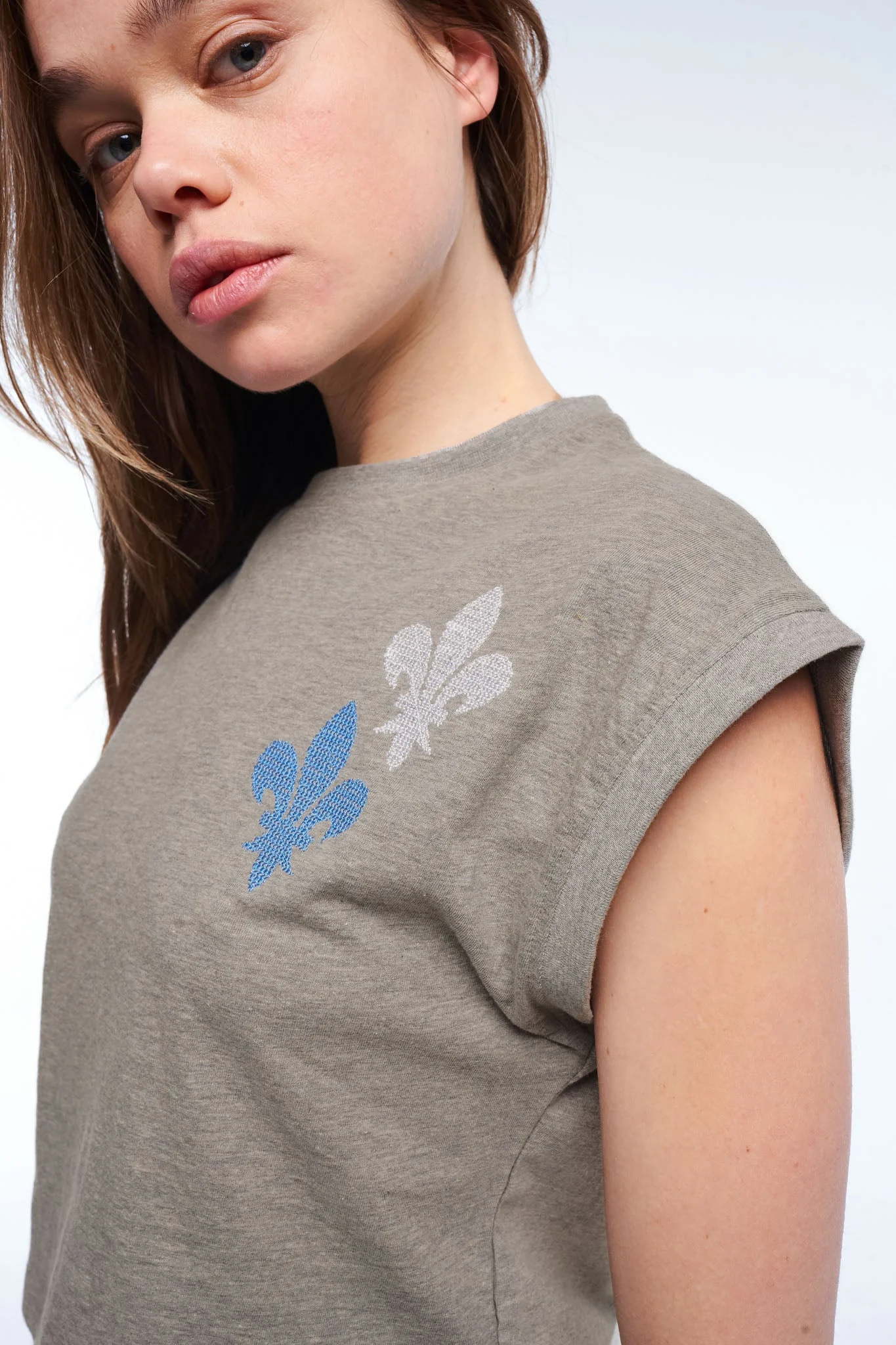 T-Shirt Nadir - Grey Melanged - Image 4
