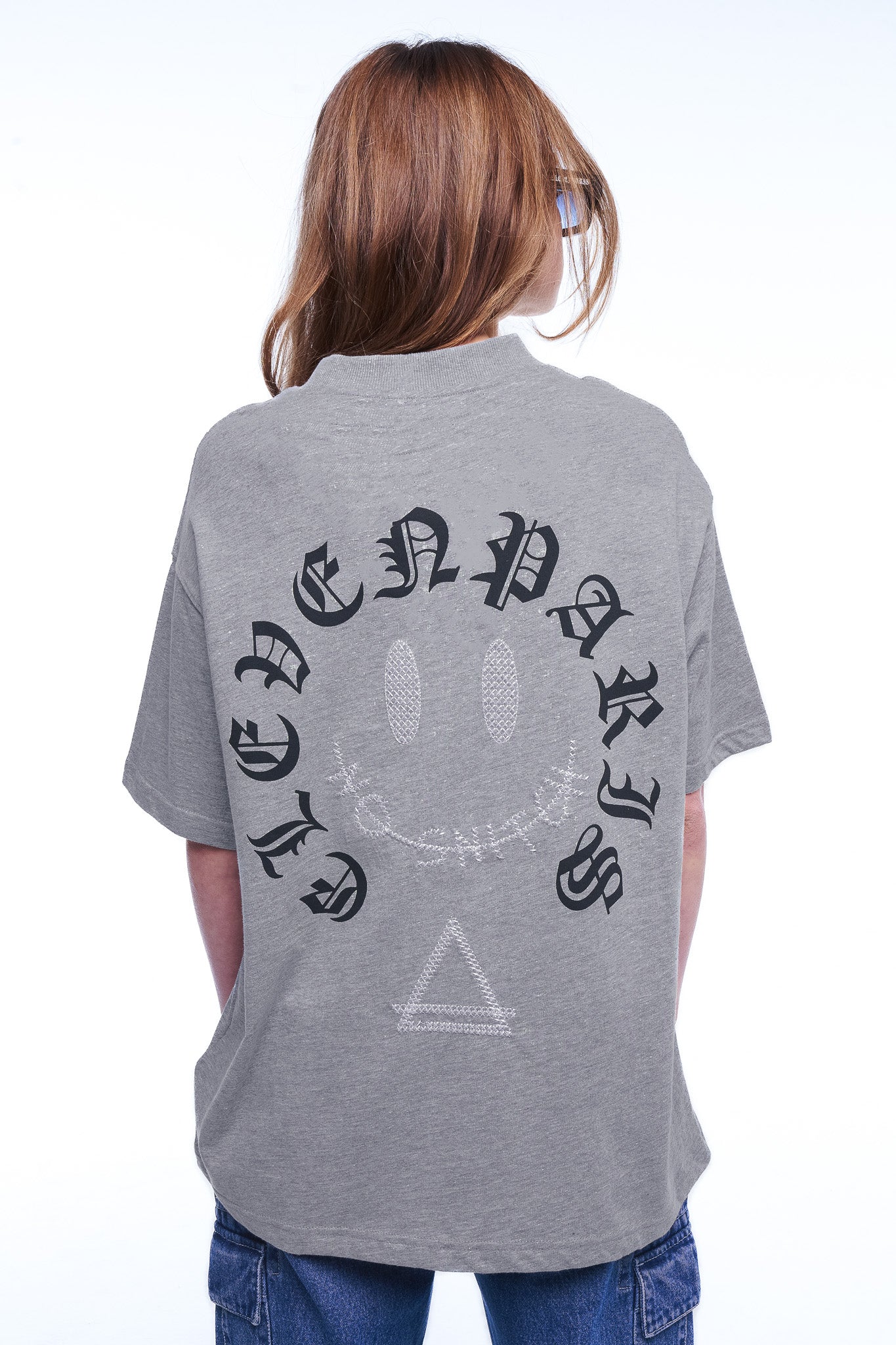 T-Shirt Namelia - Grey Melanged - Image 5