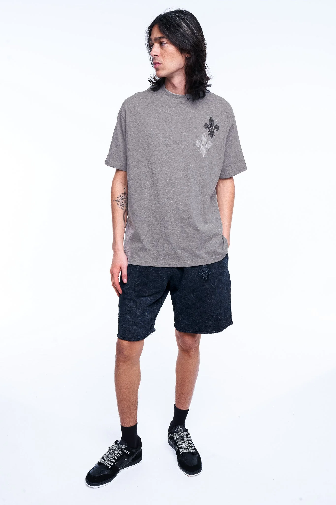 T-Shirt Namelia - Grey Melanged - Image 6
