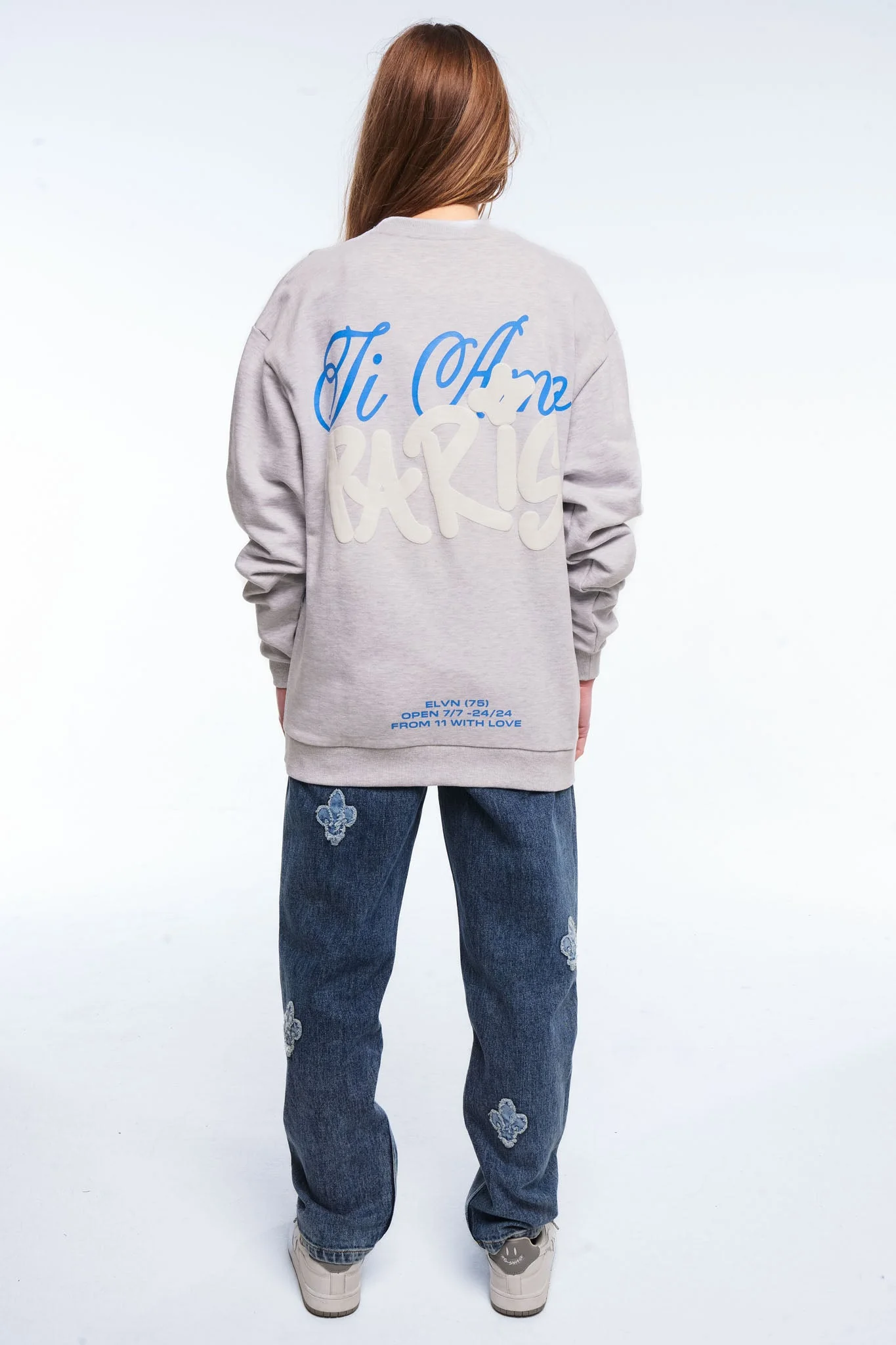 Sweat Neuilly - Light Grey Melanged - Image 4