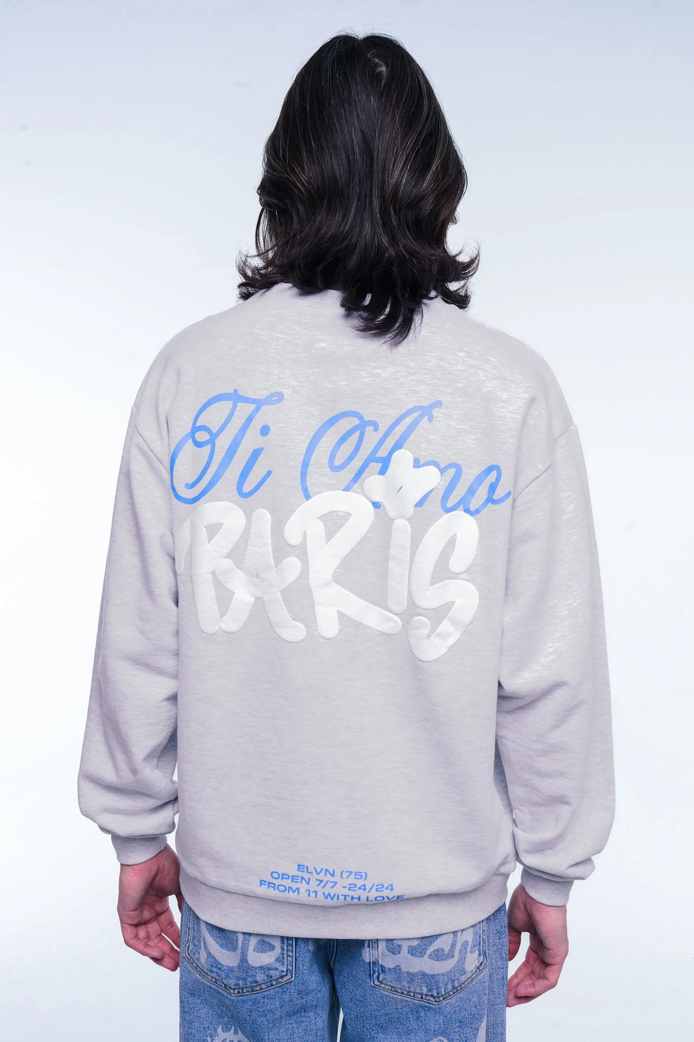 Sweat Neuilly - Light Grey Melanged - Image 7