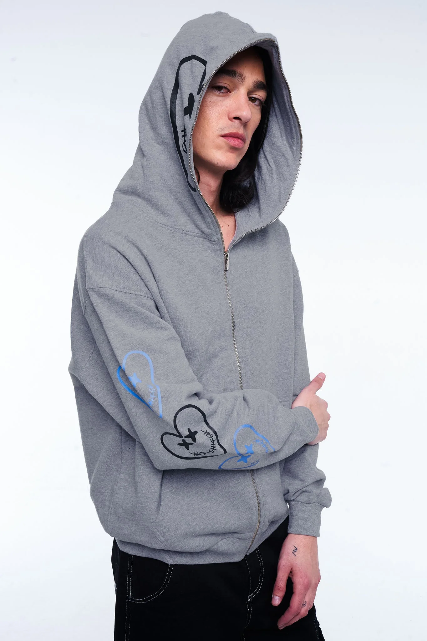 Sweat Nine - Grey Melanged - Image 6