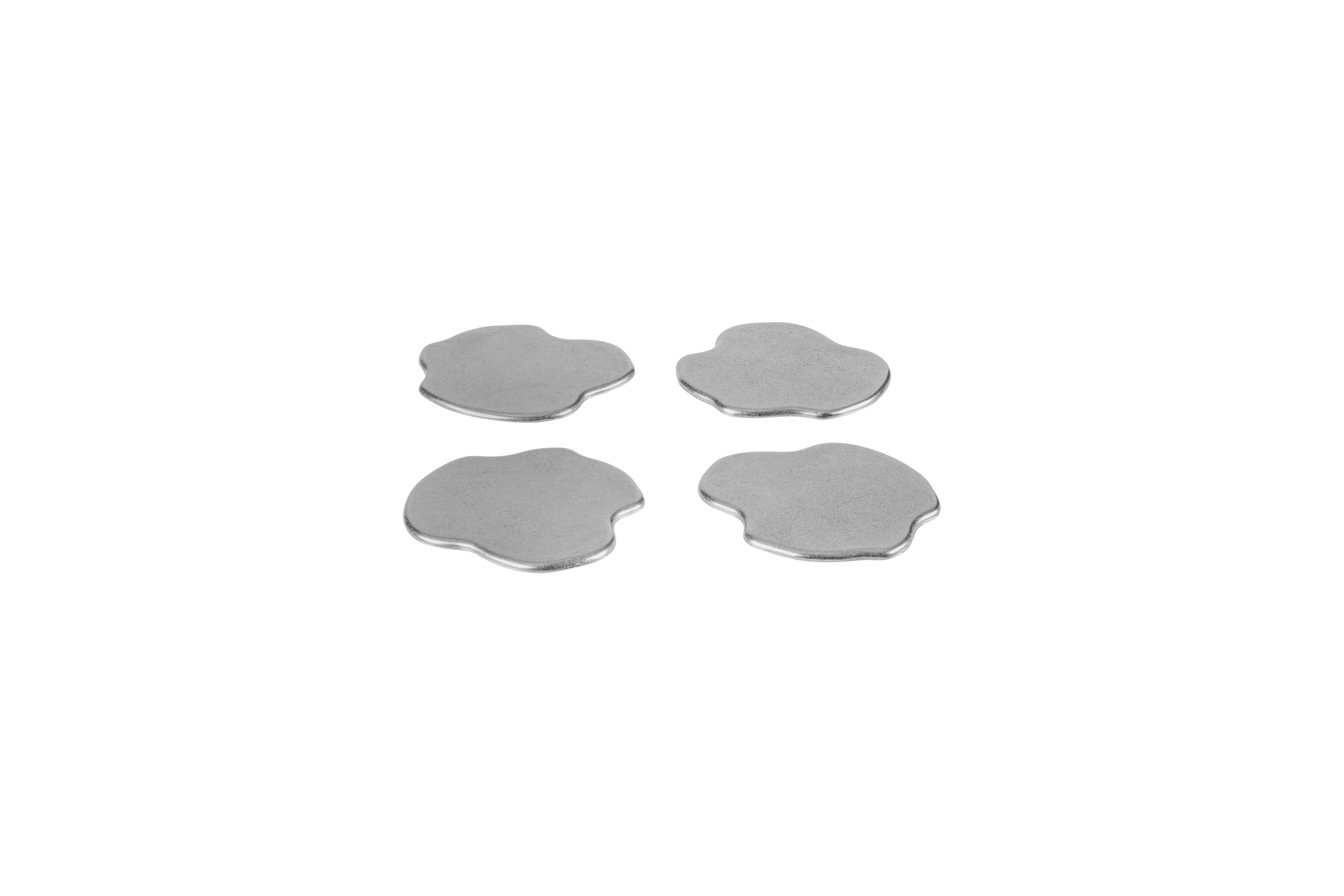 Lot De 4 Dessous De Verre Plama - Raw Aluminium - Image 5