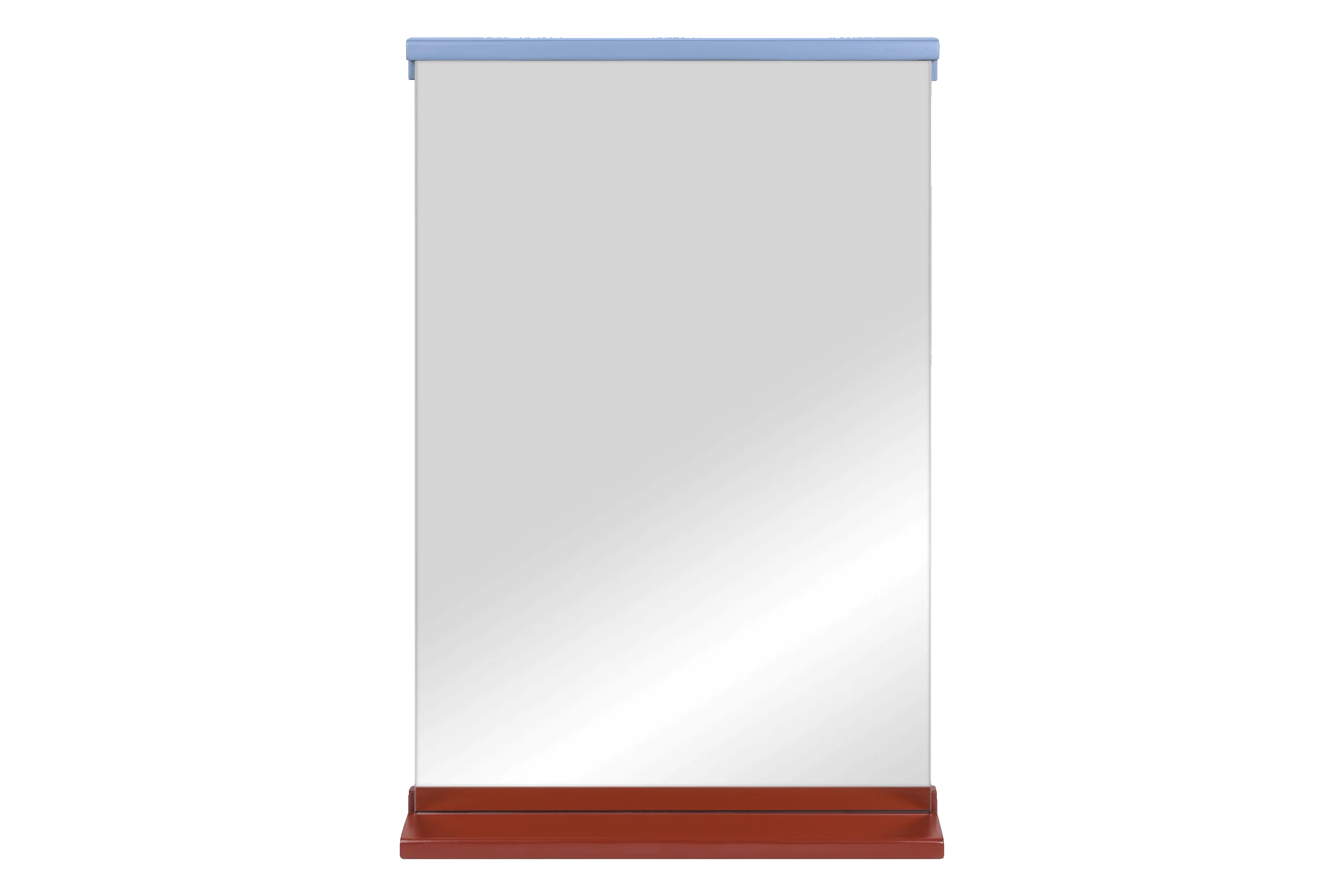 Miroir Mural Lun - Auburn Red & Frosty Blue - Image 3