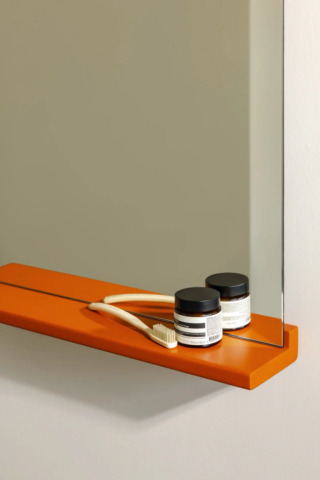 Miroir Mural Lun - Orange Peel & Pale Violet - Image 2