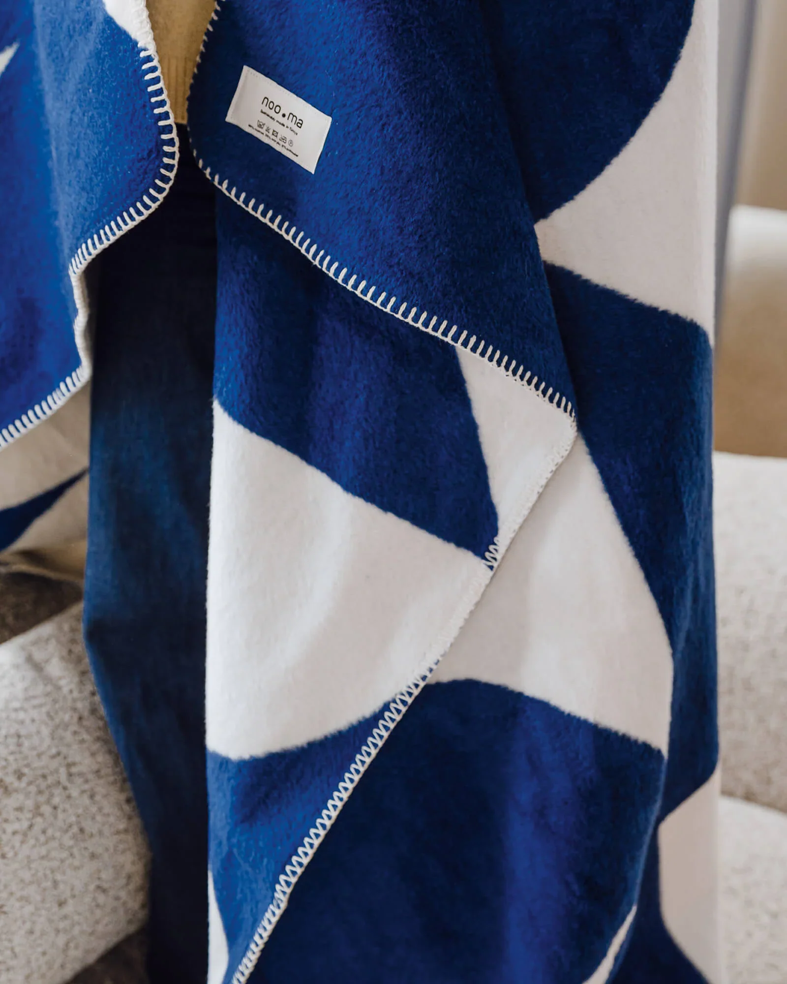 Plaid Tul - Blueberry Pie/Cream Beige - Image 4