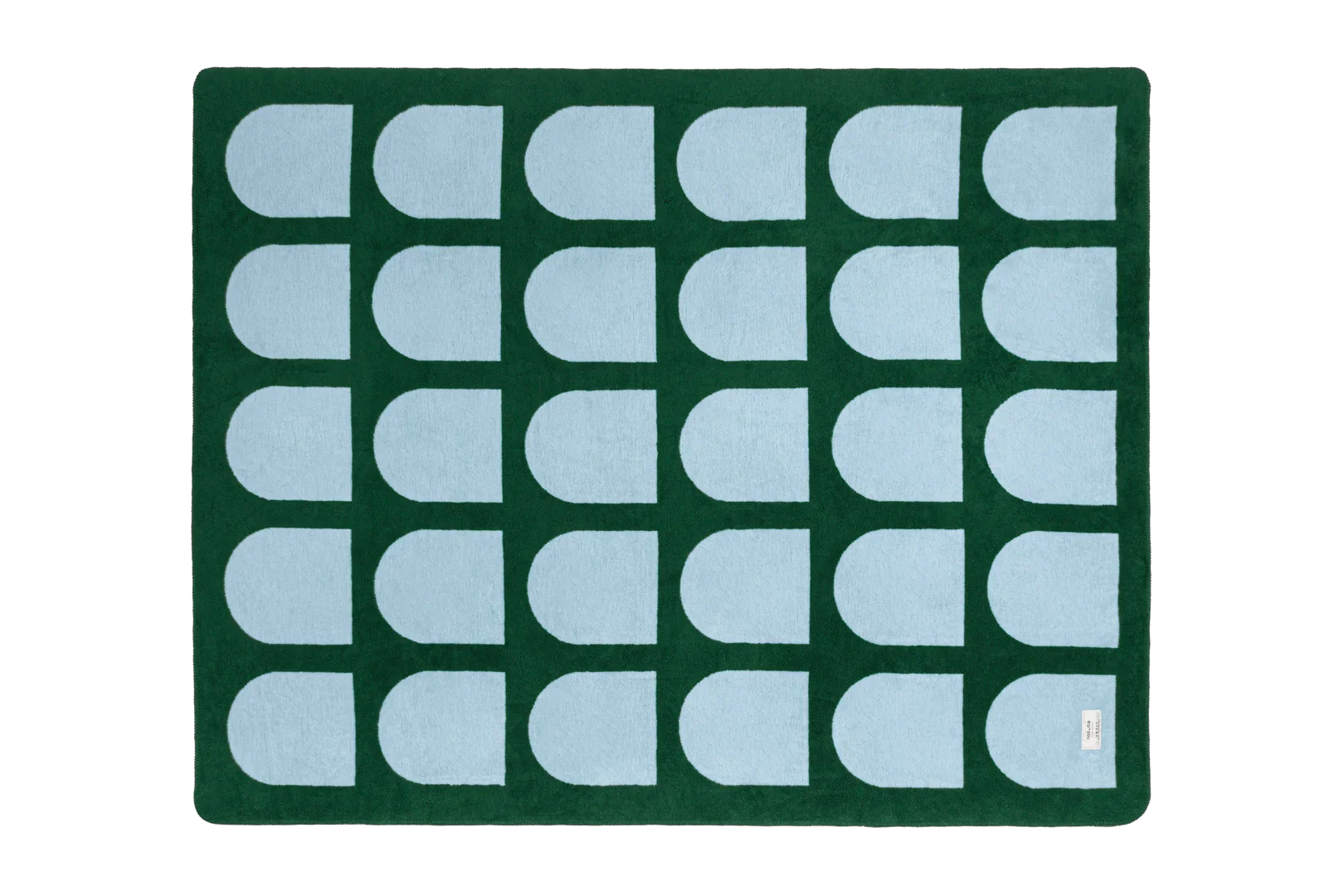 Plaid Gili - Forest Green/Baby Blue - Image 5