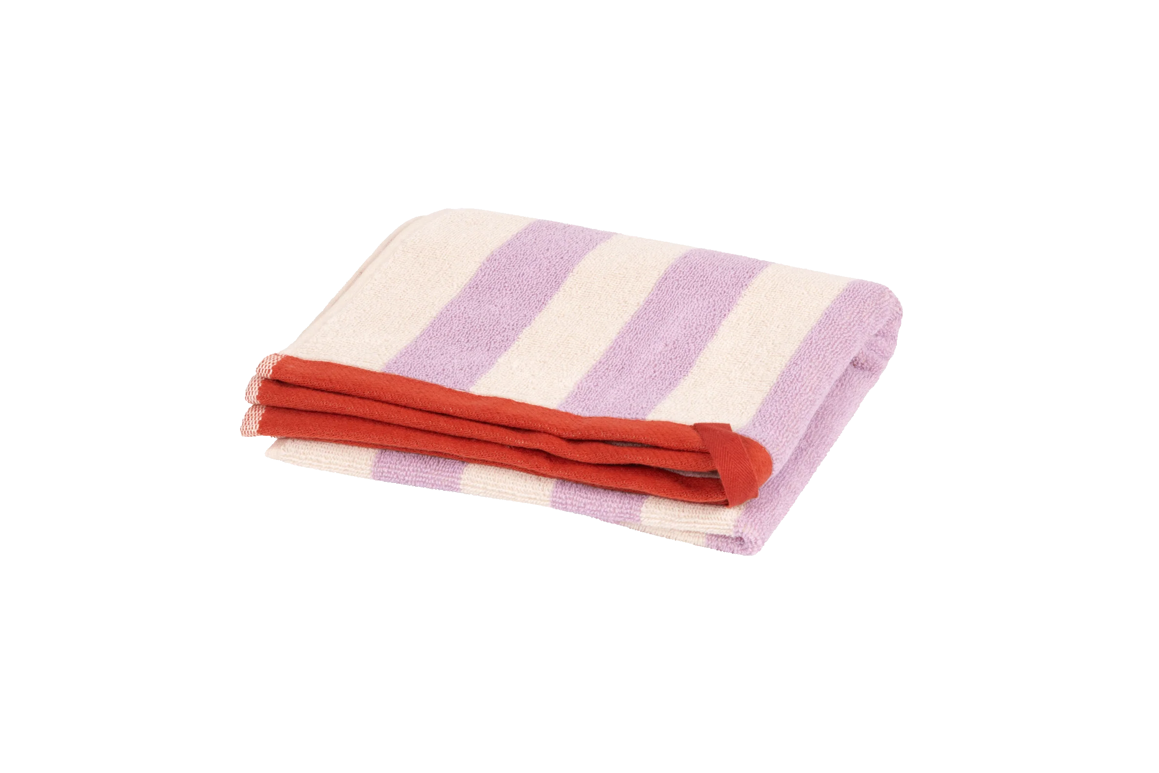 Serviette À Main Gobo - Pastel Lilac / Rayures Larges - Image 2