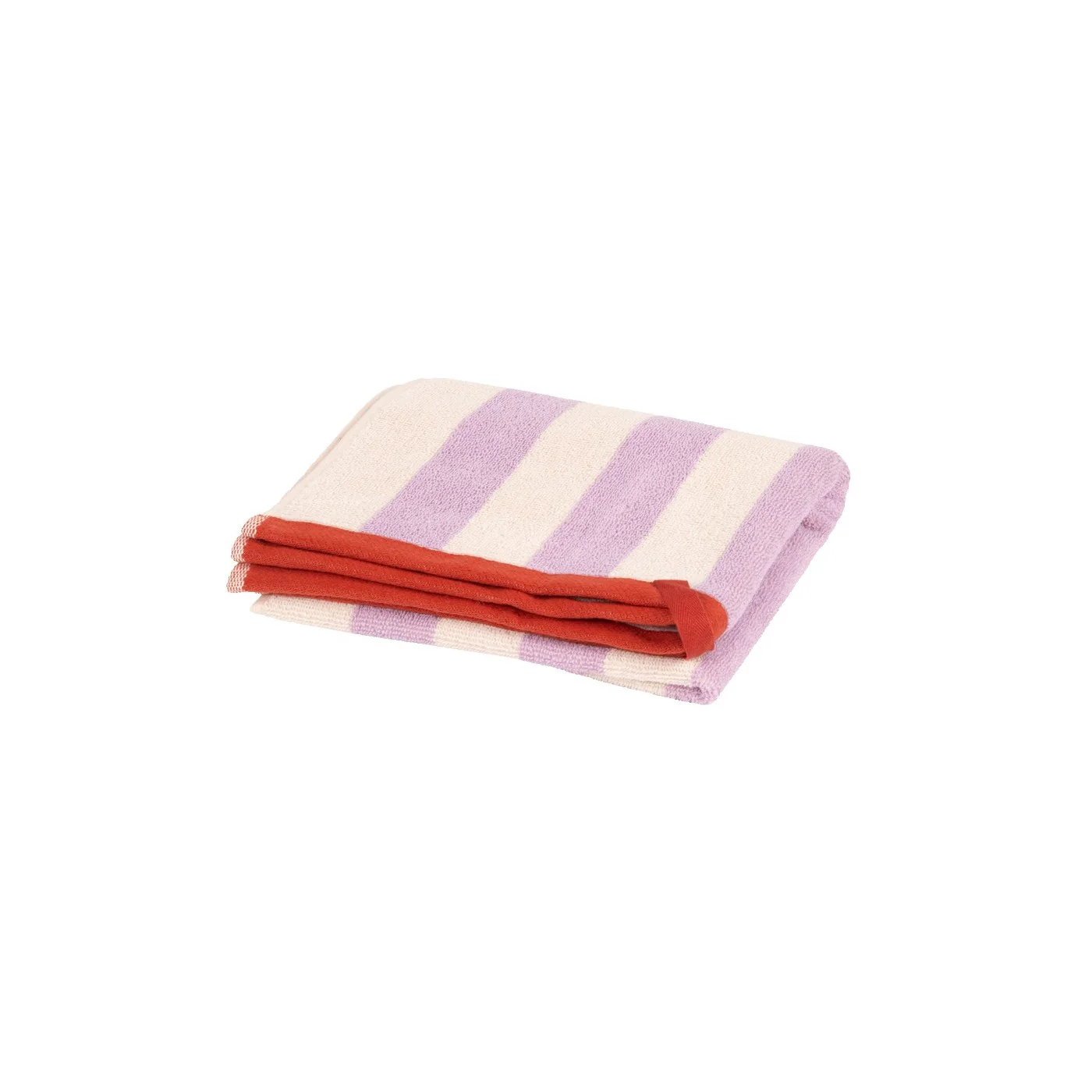 Serviette De Bain Gobo - Pastel Lilac / Rayures Larges - Image 2