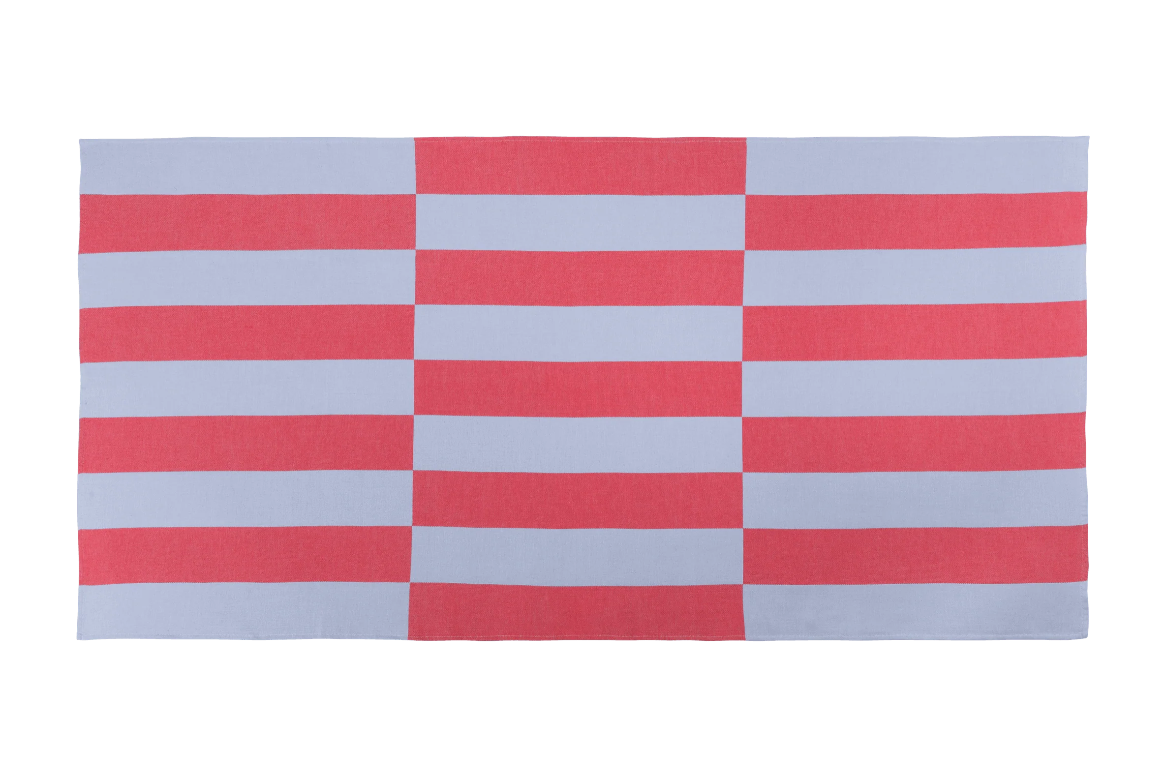 Serviette De Plage Su - Baby Blue & Red - Image 2