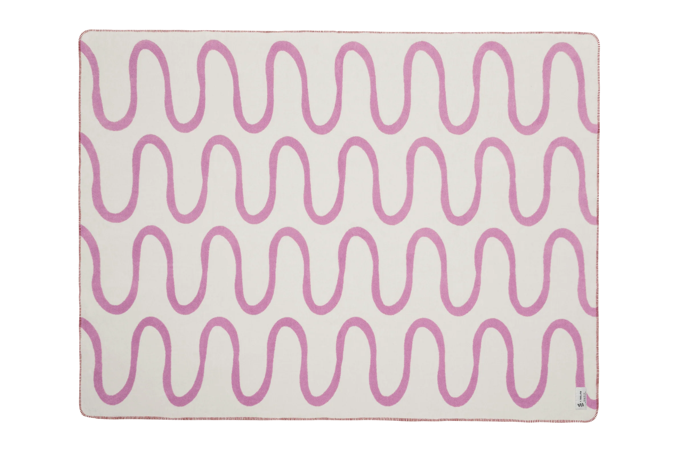 Plaid Swirl - Lilac Fluff & Cream Beige - Image 4