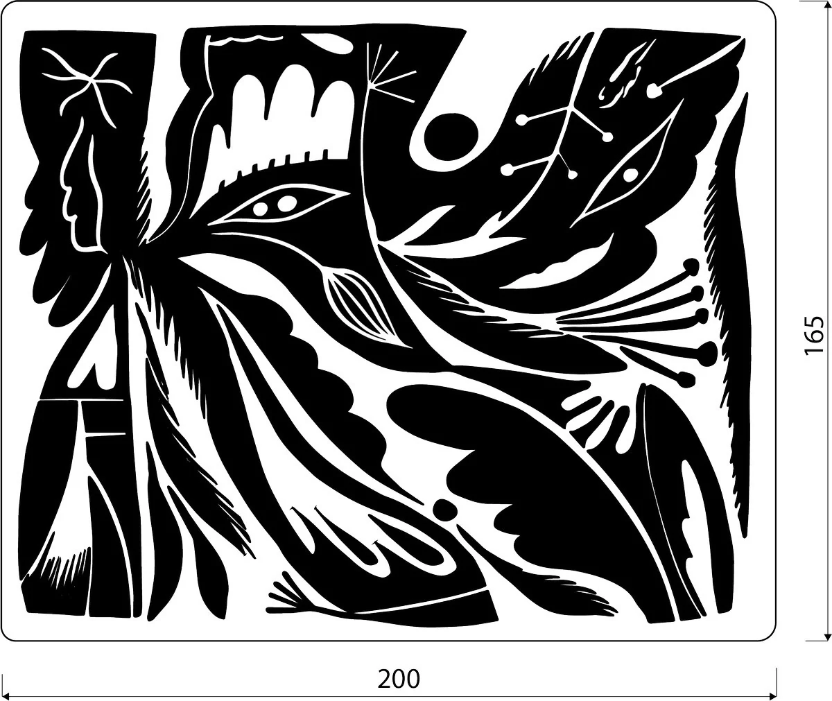 Plaid Lino - Blueberry Pie - Image 7
