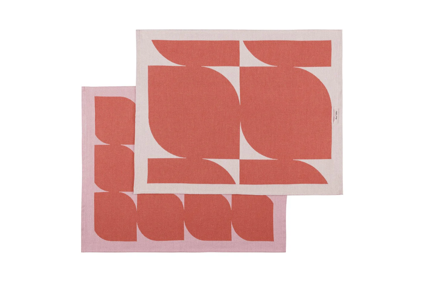 Lot De 2 Torchons Abi - Terracotta & Blossom Pink - Image 5