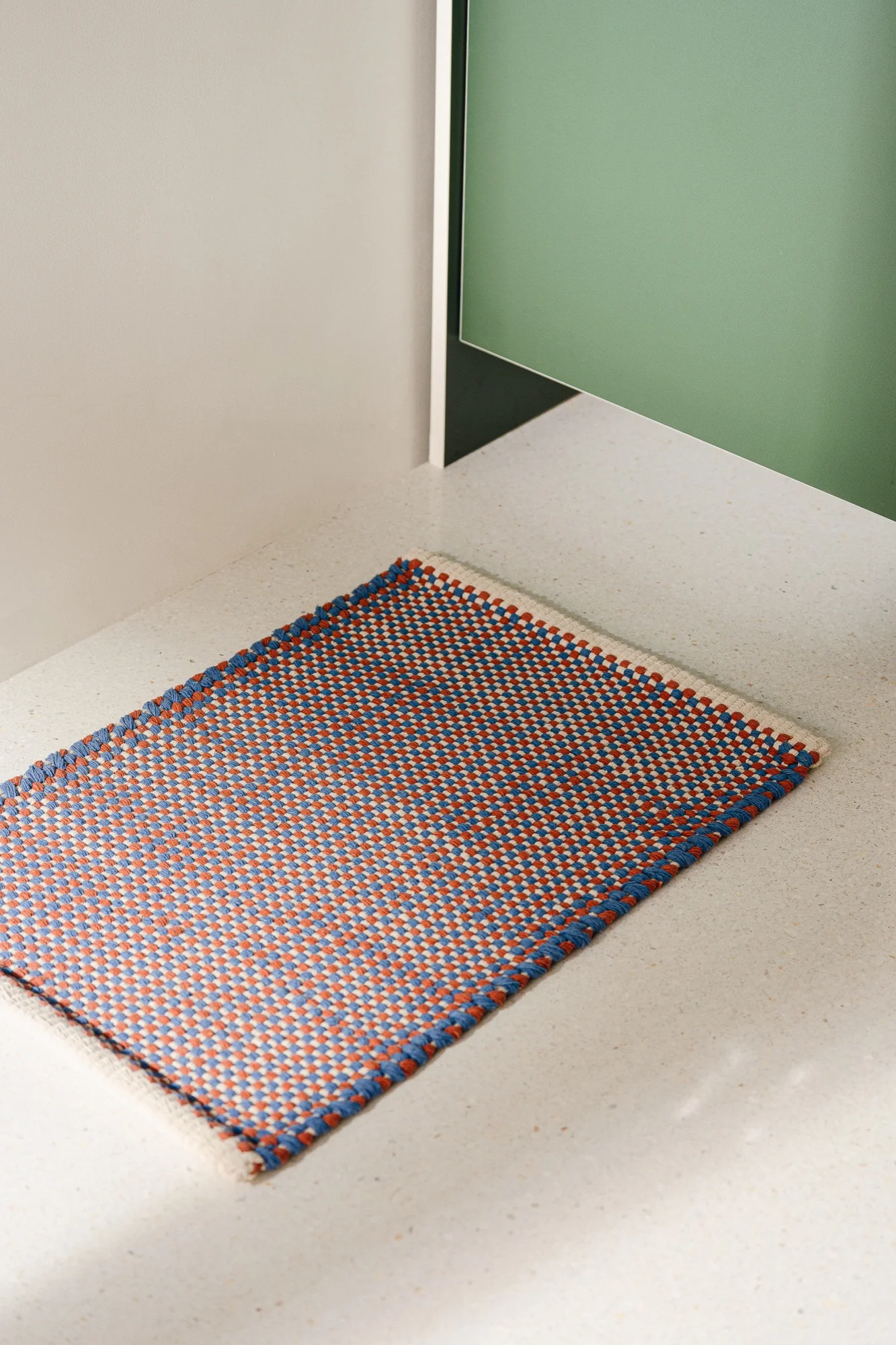 Paillasson Dei - Blue & Terracotta & Beige - Image 2